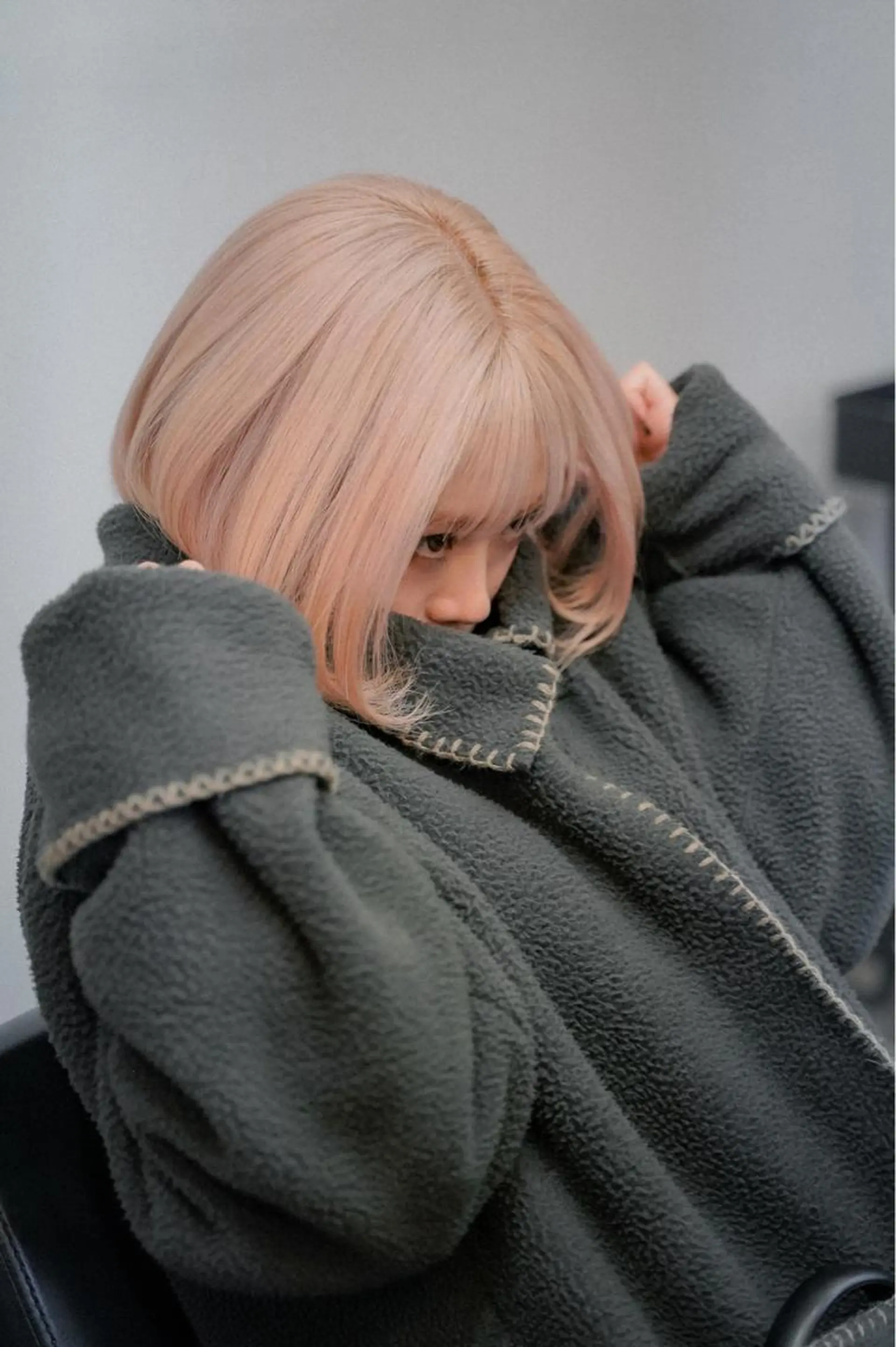 ショート カラー ヘアアレンジ ベージュカラー ブリーチ ミルクティーベージュ 💐ナチュラルヘア Kroda💐のヘアスタイル