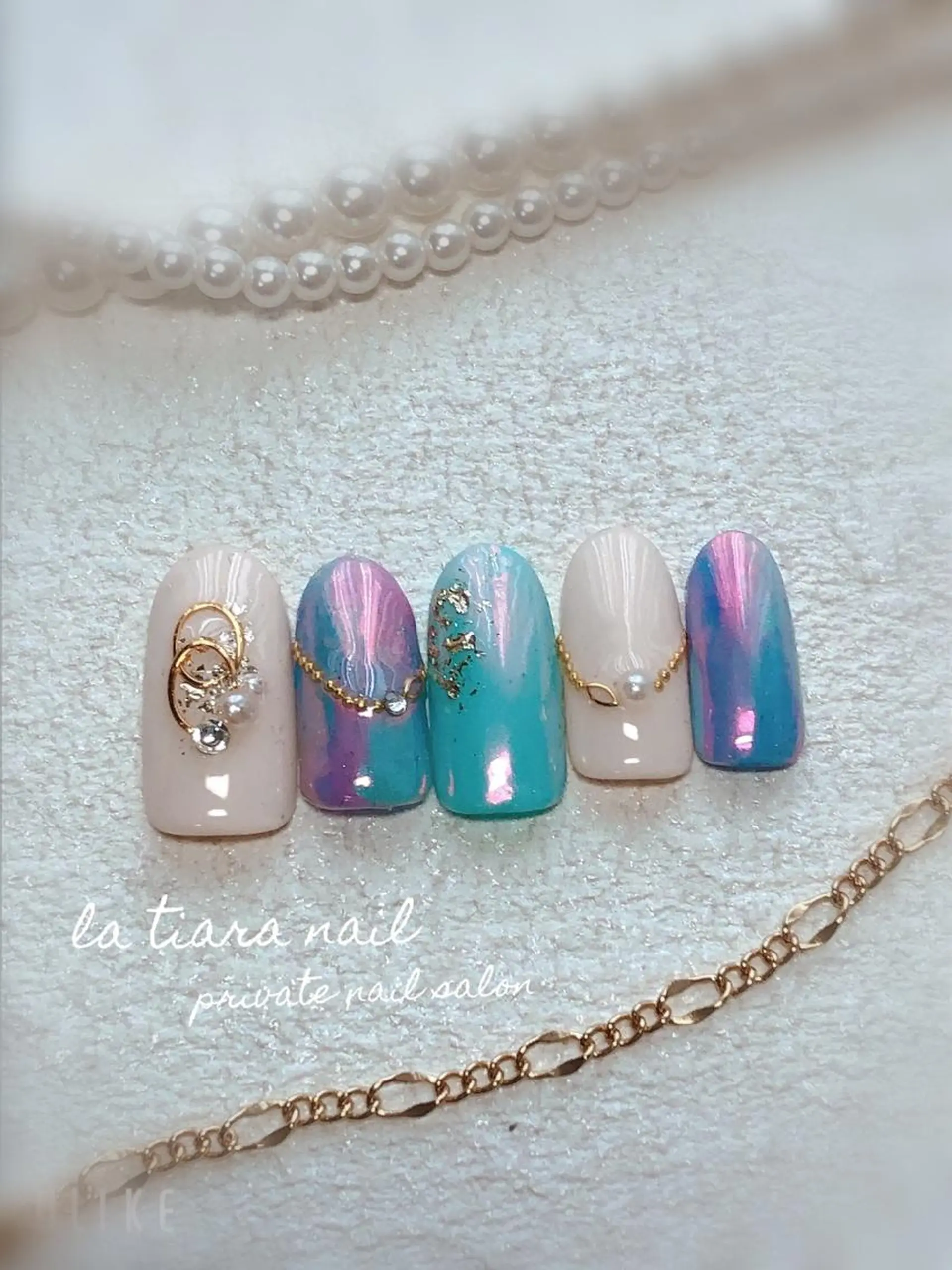 ネイル Blue bird  nailのネイルデザイン