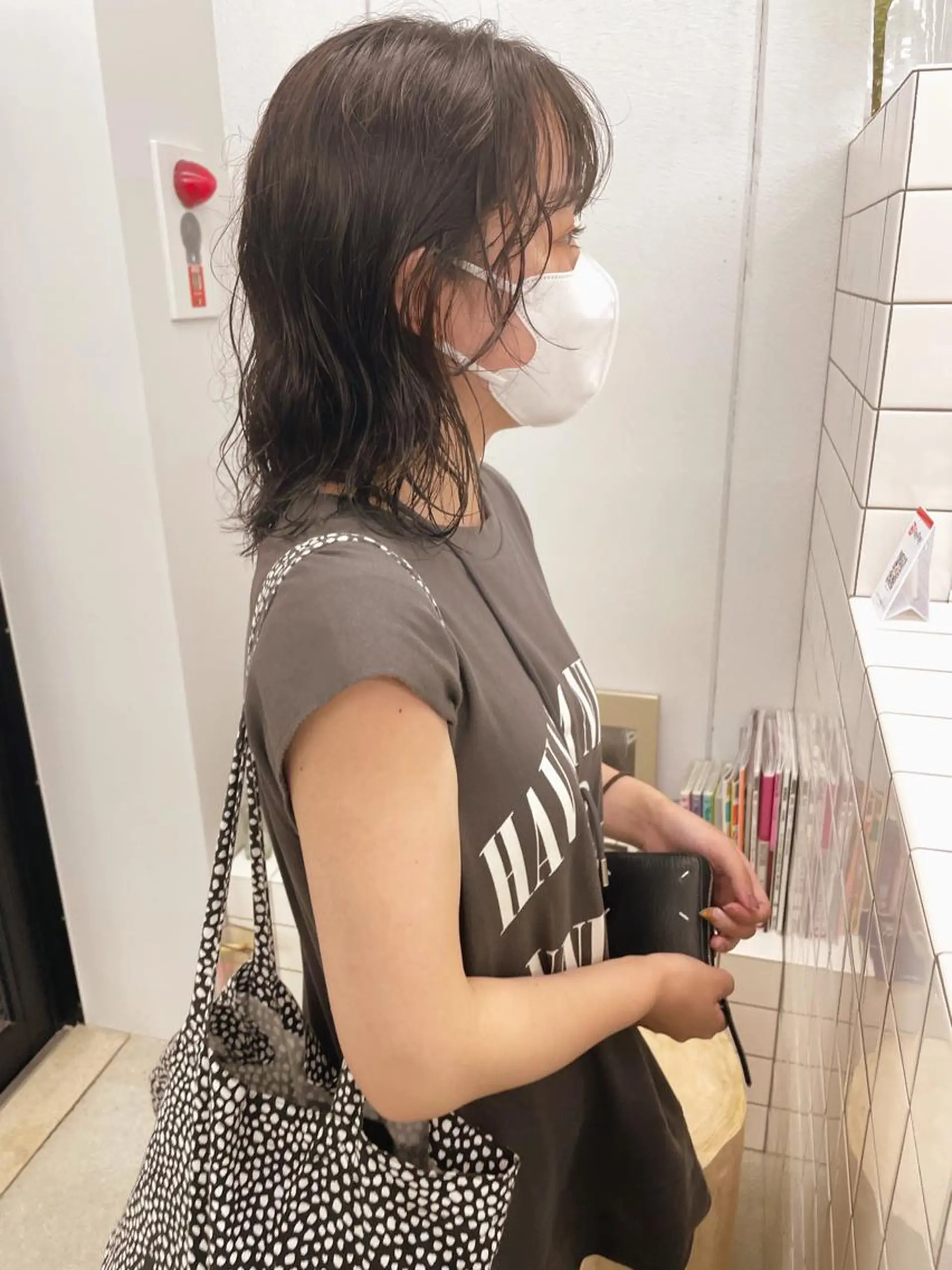 ミディアム パーマ カット パーマ 関 京磨のヘアスタイル