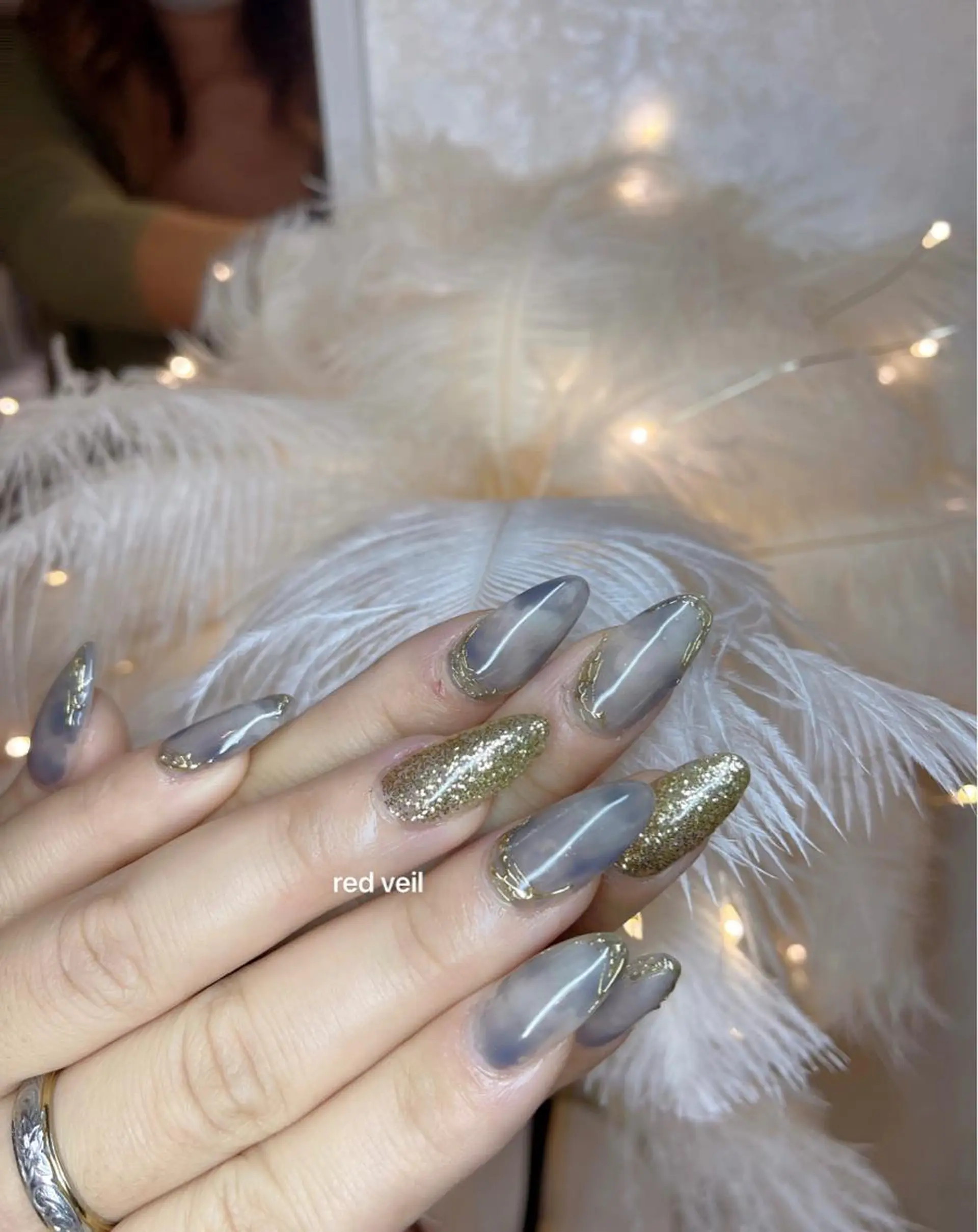 ロング ネイル ハンドネイル 長さ出し専門 nynaのネイルデザイン