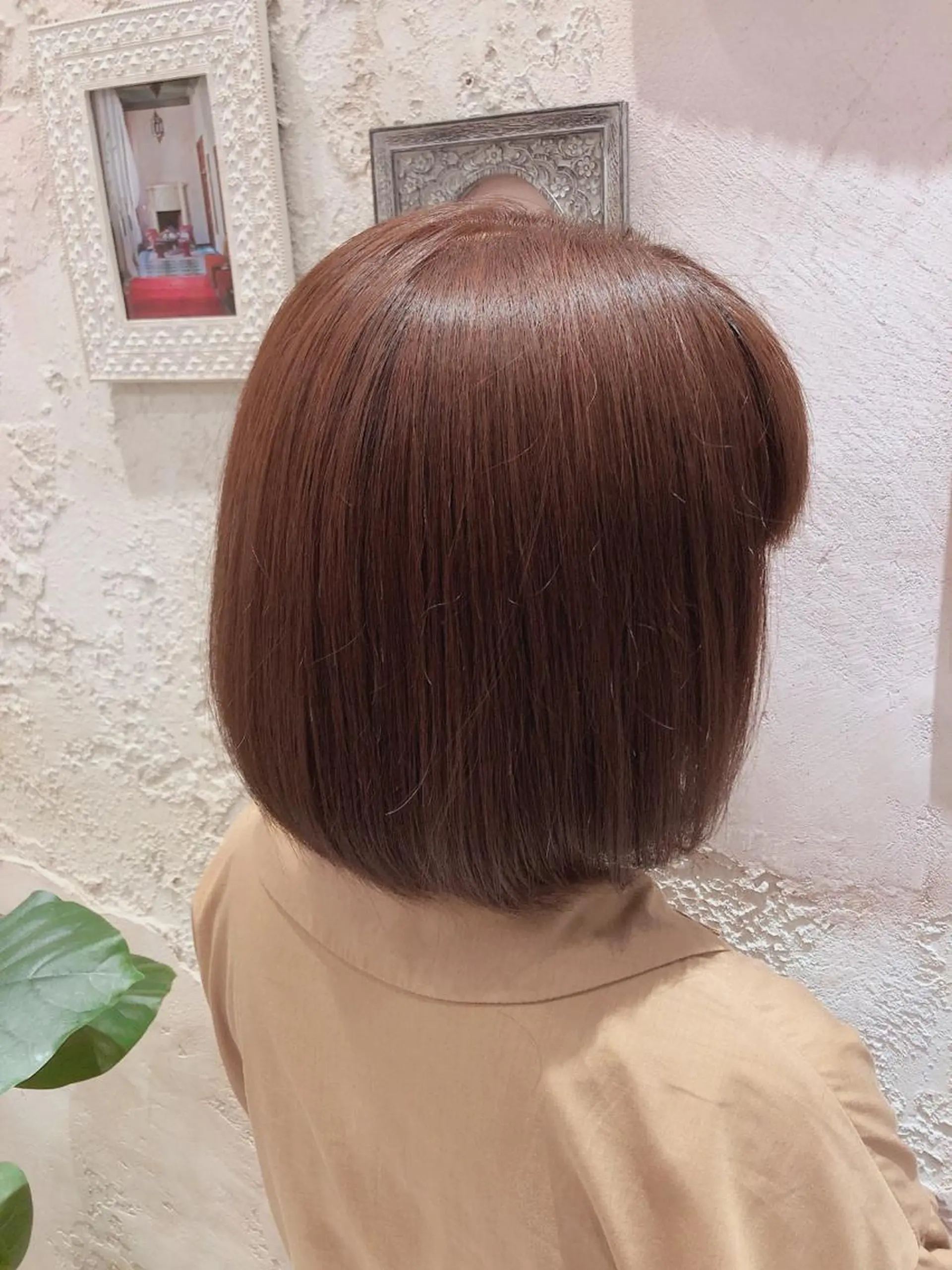 ミディアム カット ヘアカラー トリートメント 代表山口ひな 髪質改善のプロのヘアスタイル