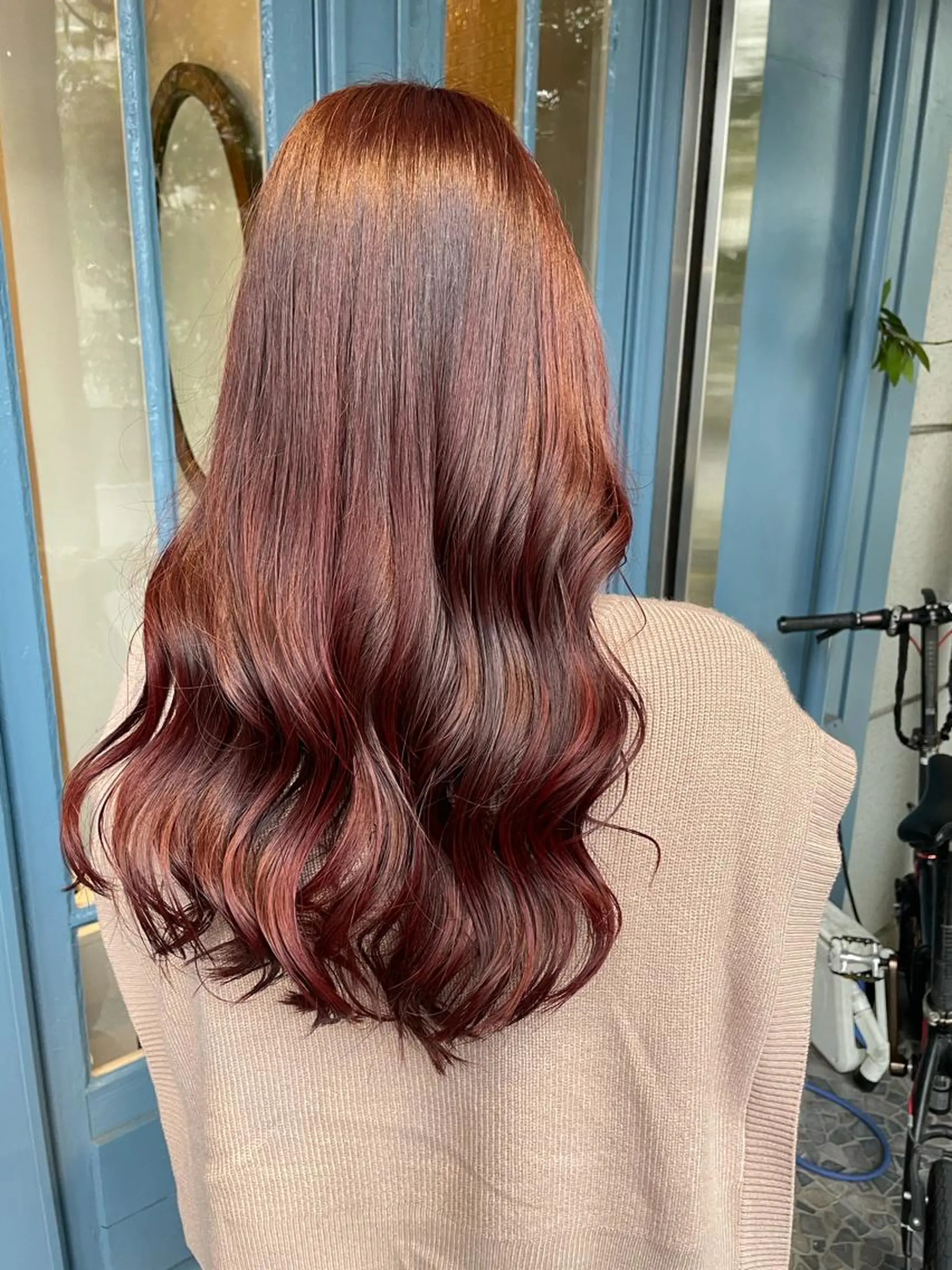 ロング 齋藤 樹里のヘアスタイル
