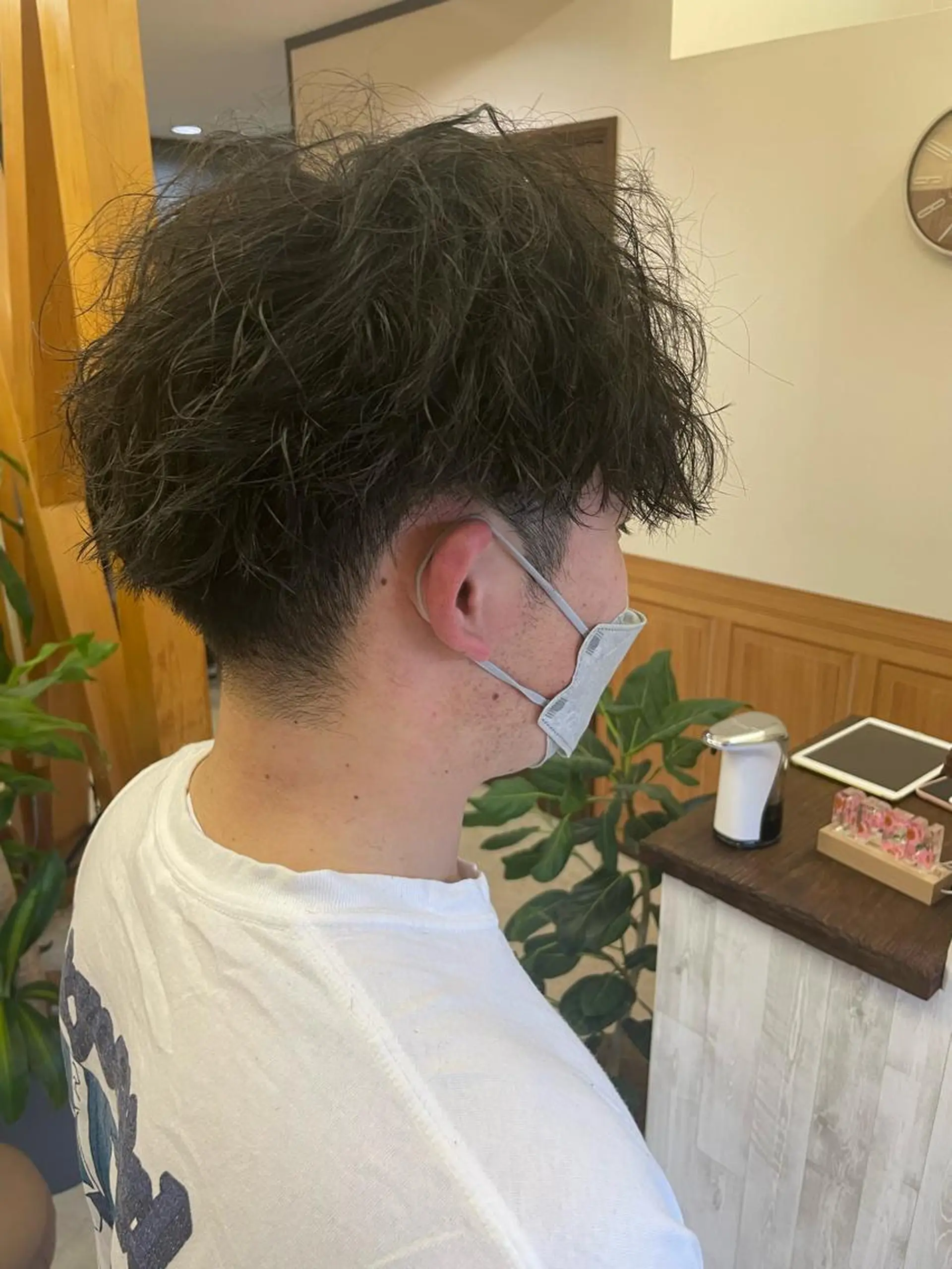 パーマ メンズ 平田 怜のヘアスタイル