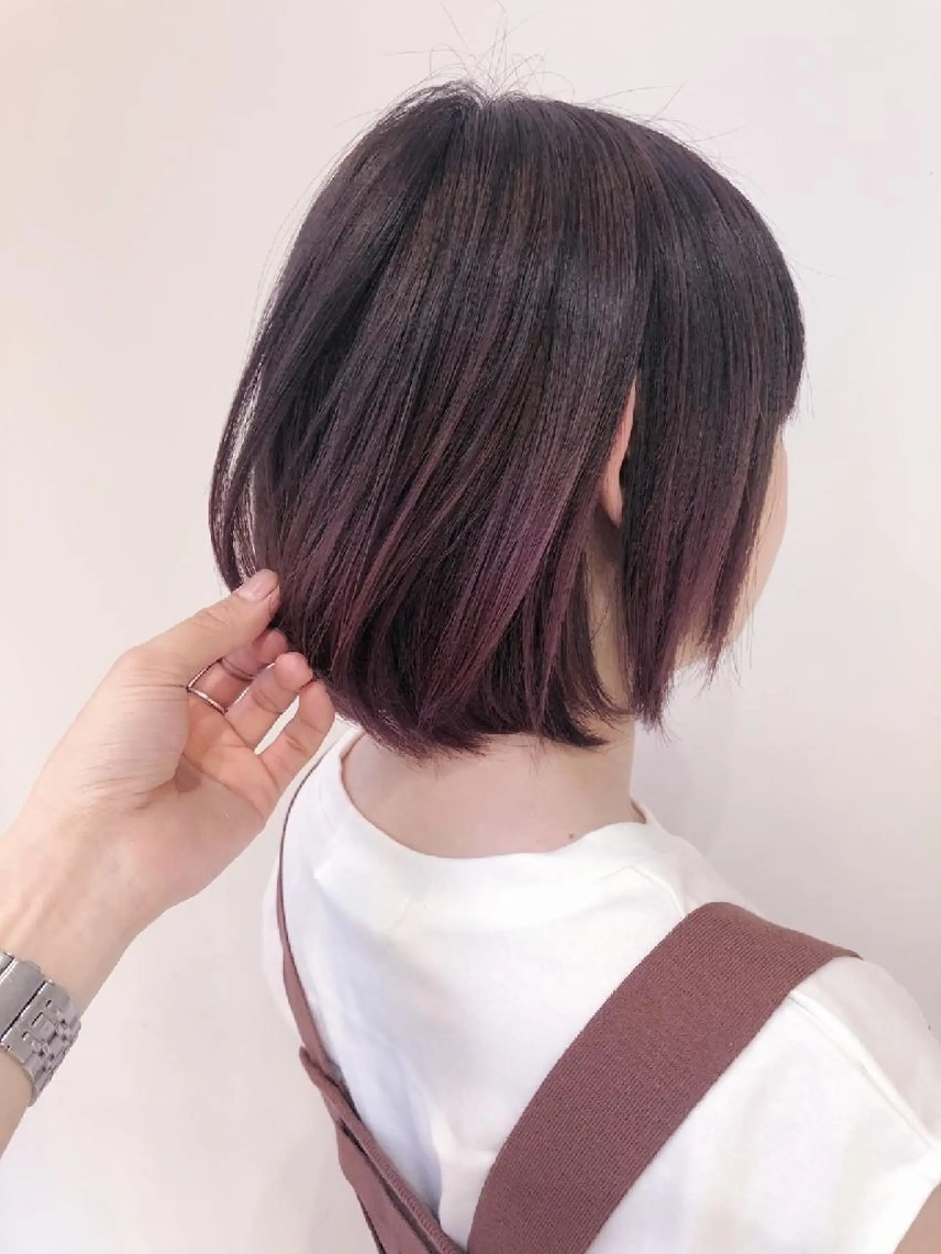 ショート カラー ヘアカラー トリートメント siesta by amble luxeのヘアスタイル