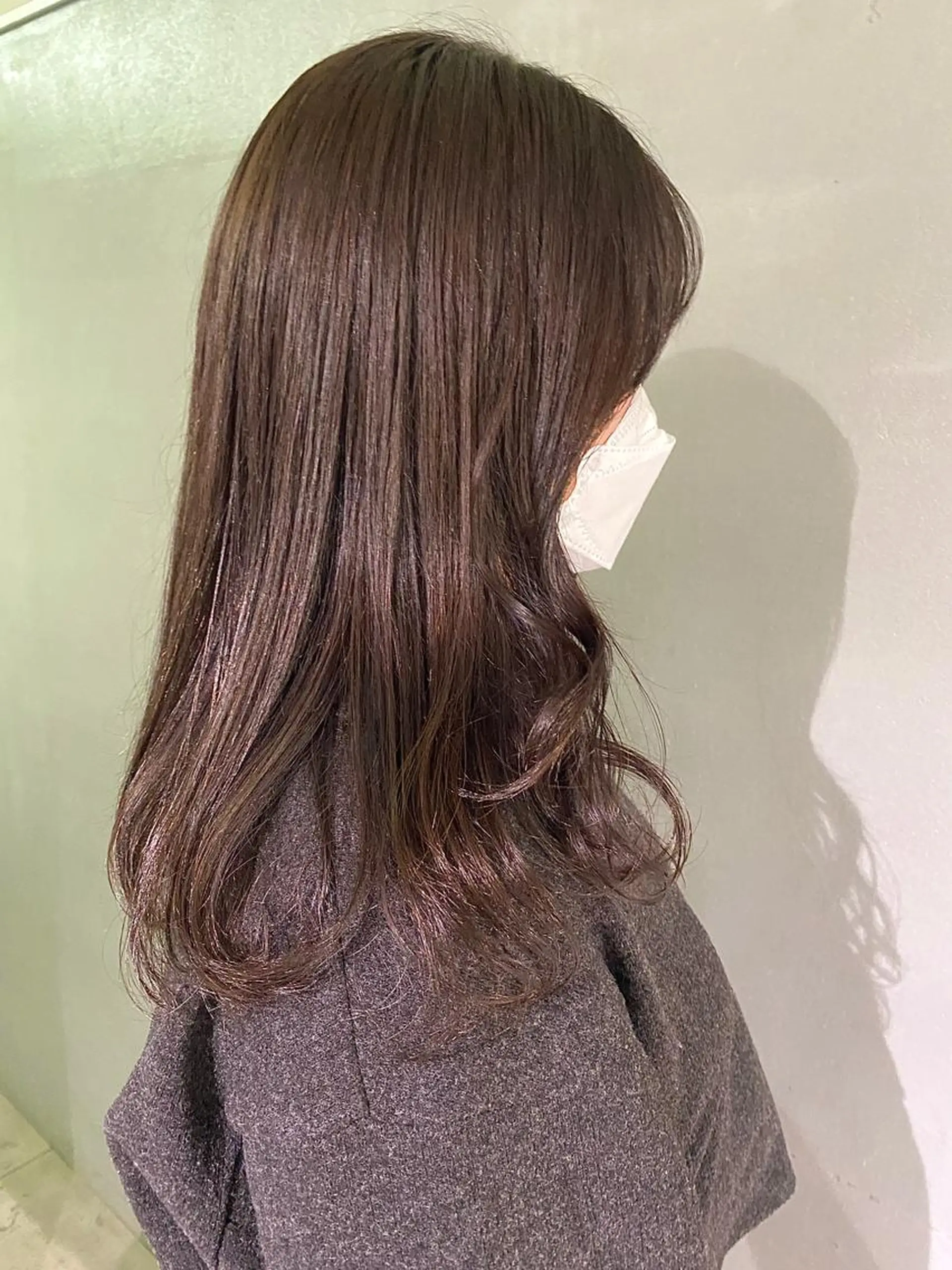 ミディアム カラー 透明感カラー とびまつ /ショート/脱白髪染のヘアスタイル