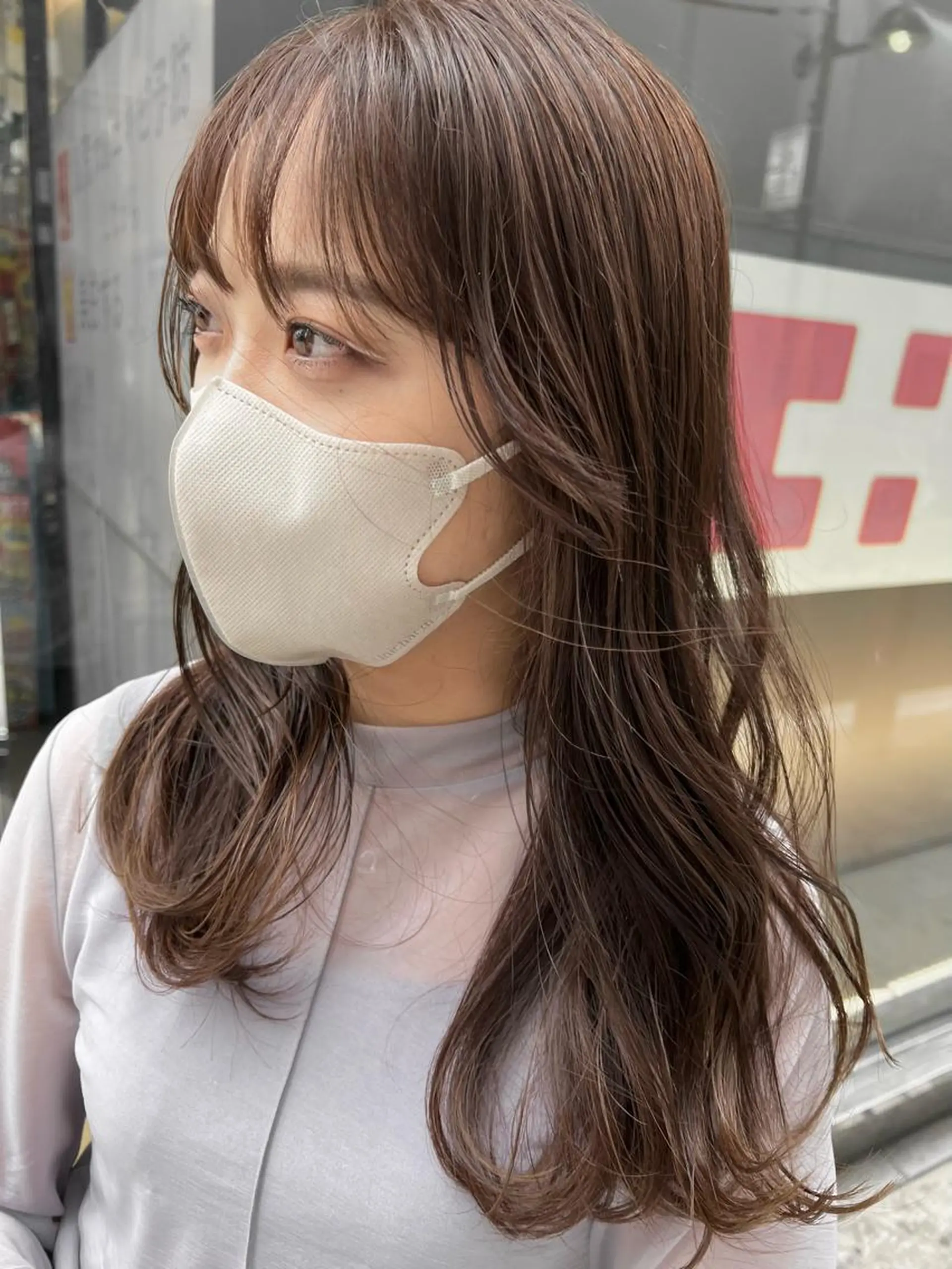 ロング カラー 谷町/Le'a /竹原しおなのヘアスタイル