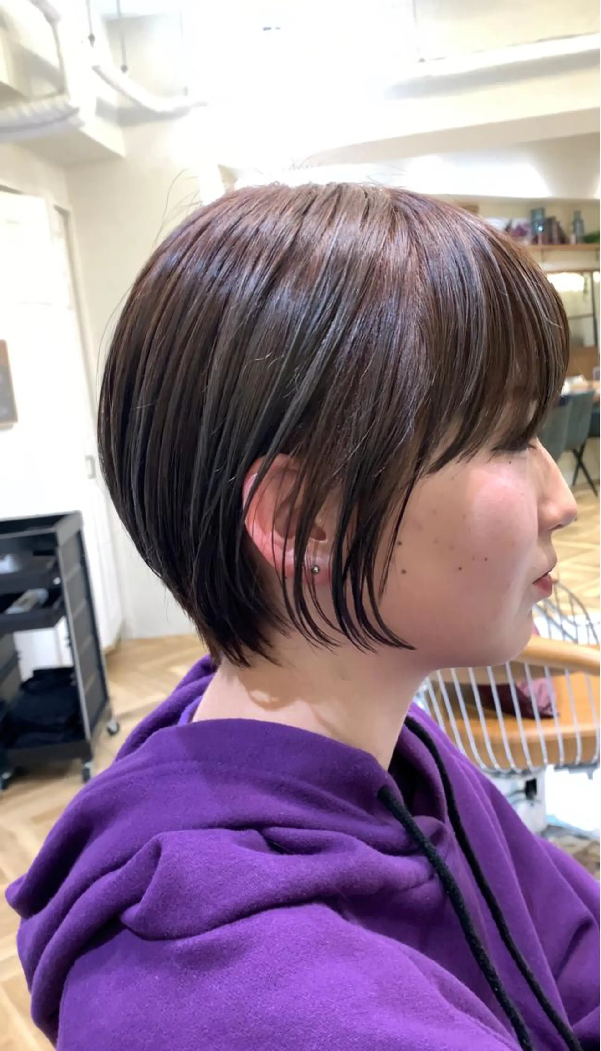 ショート レイヤー/韓国❣️ 髪質改善/e_kiのヘアスタイル