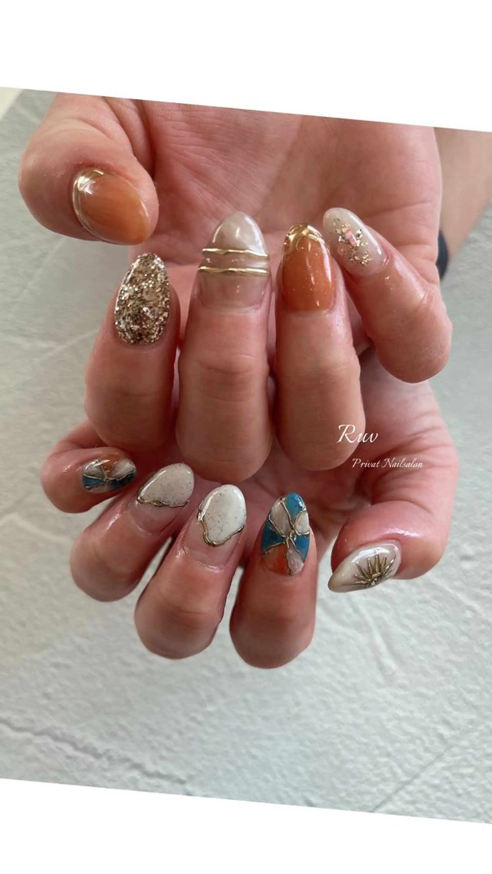 ネイル ハンドネイル プライベート ネイルサロン　ルヴのネイルデザイン