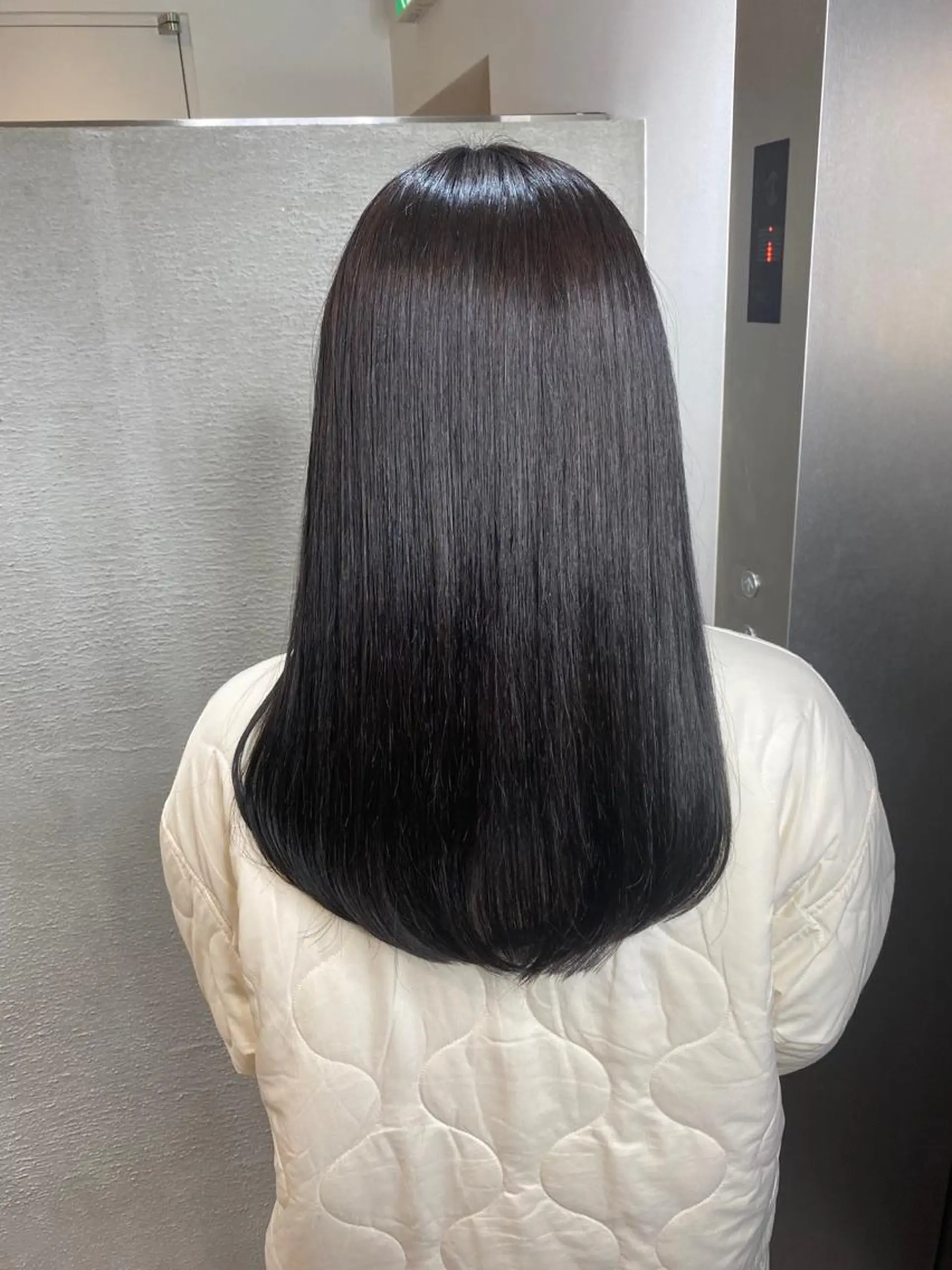 ロング カット 縮毛矯正 トリートメント 韓国レイヤー✨ yasuko銀座のヘアスタイル