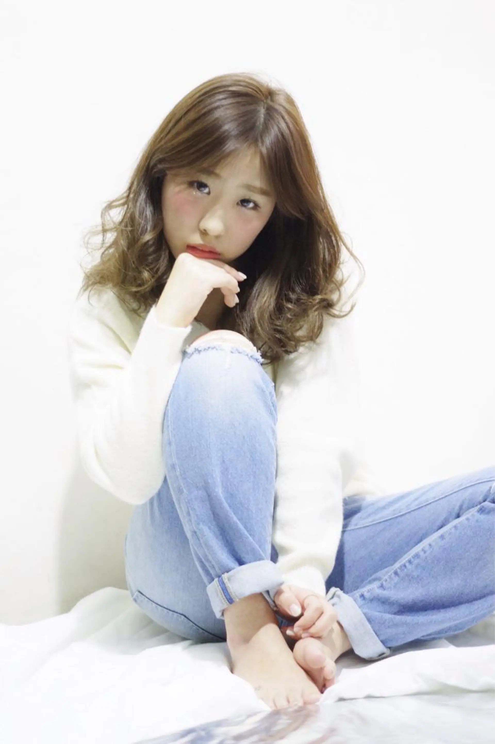 ミディアム カラー 💎髪質改善💎 デザイナーshinのヘアスタイル