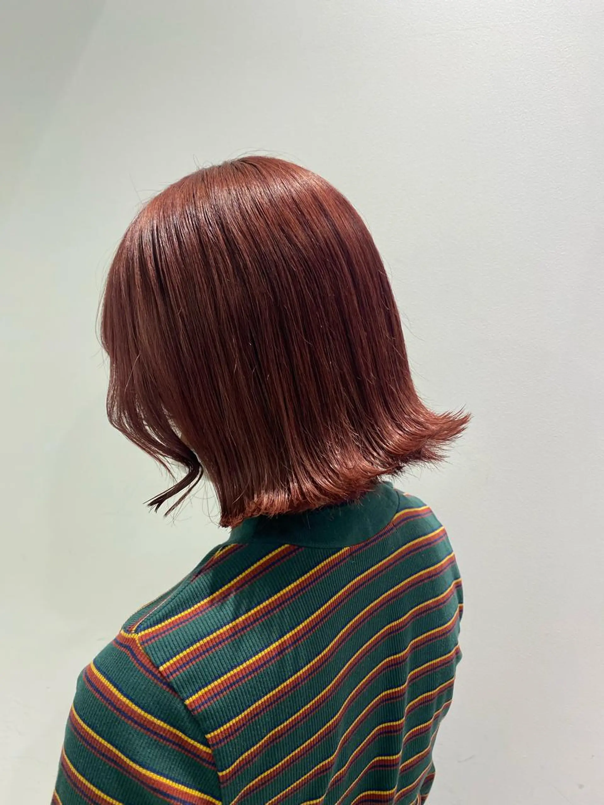 セミロング カラー ヘアアレンジ ヘアカラー トリートメント mai🍑暖色カラー /レイヤー💖のヘアスタイル
