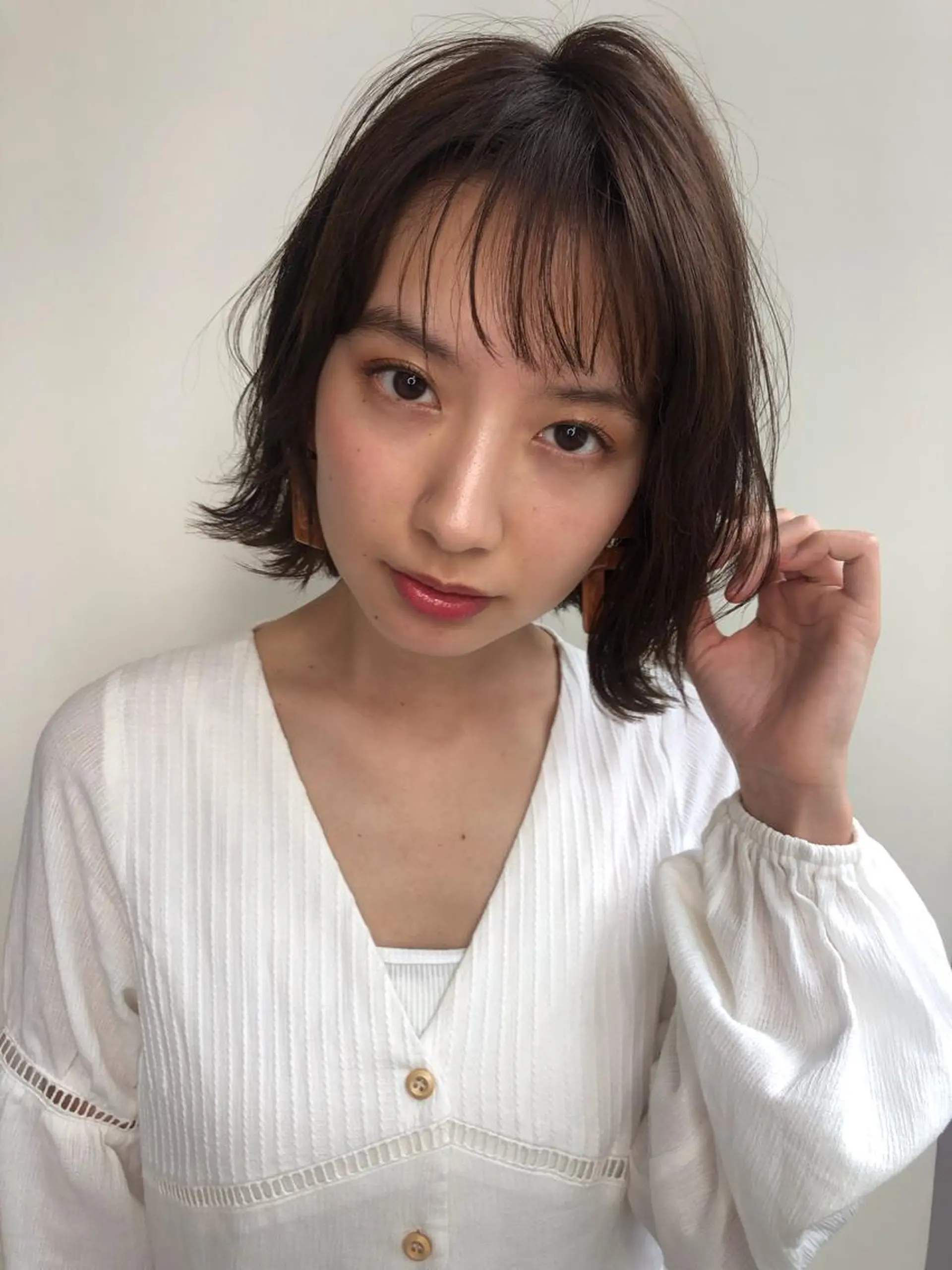 ミディアム ヒラヤマ ユウスケのヘアスタイル