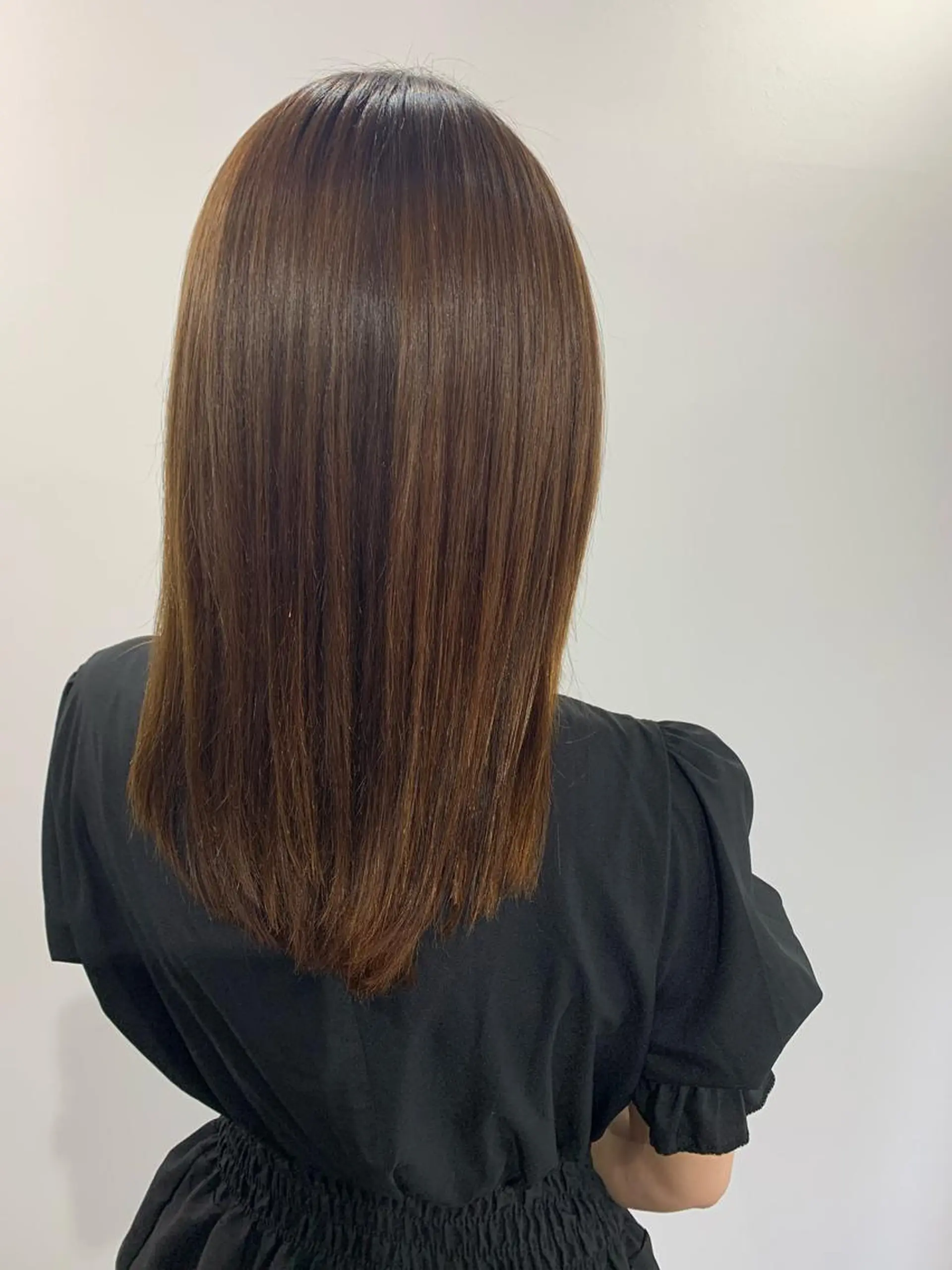 ミディアム パーマ ストレートパーマ hair studio PEACE所属・寺本 早希のヘアスタイル