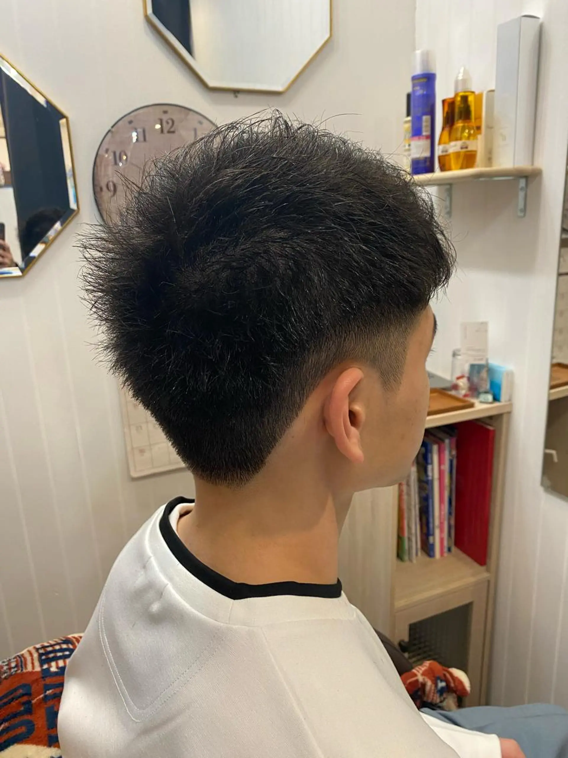 ショート メンズ キッズ くせ毛 カット m walk エム ウォークのヘアスタイル