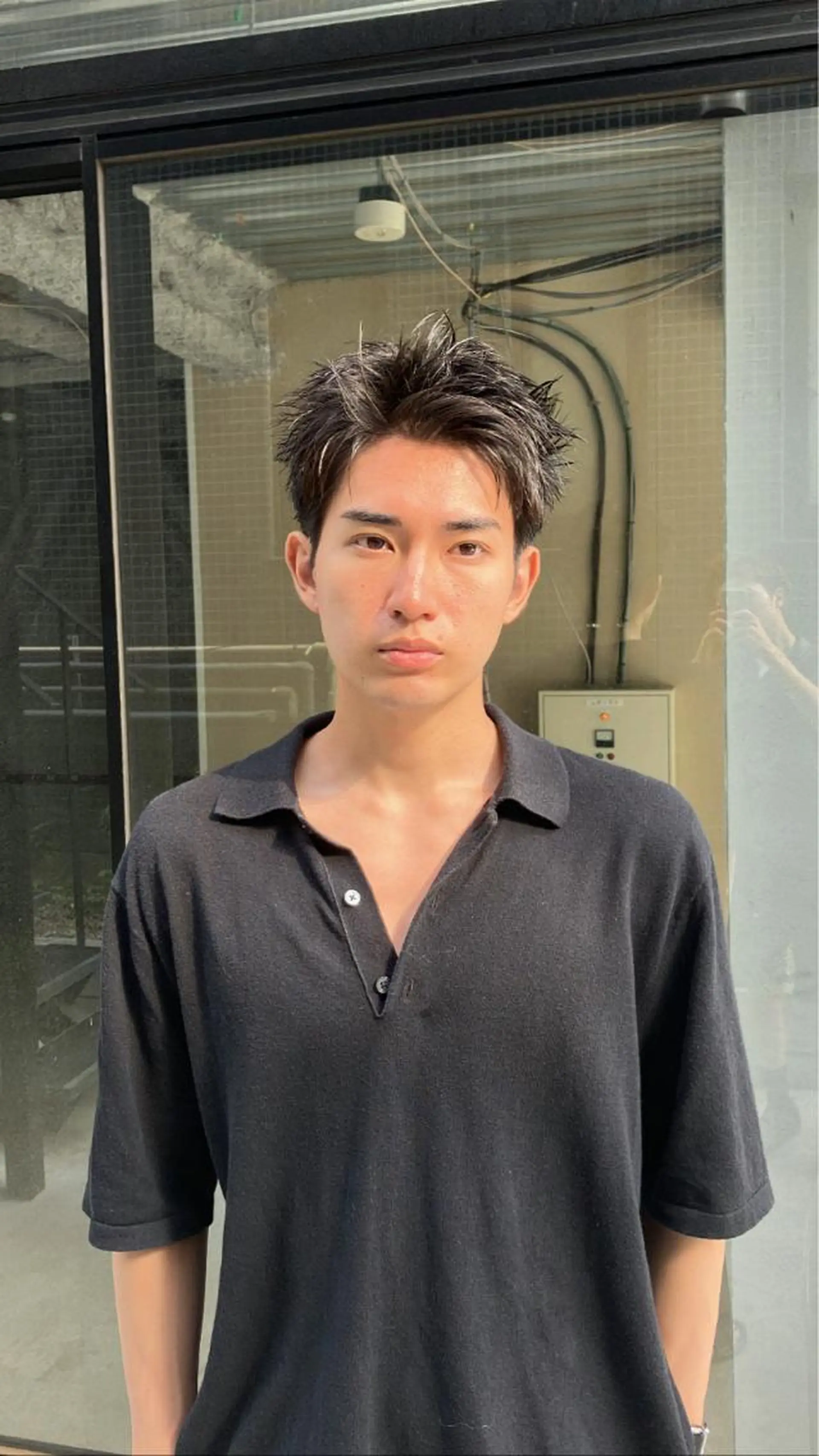 ショート メンズ 本田 央介のヘアスタイル