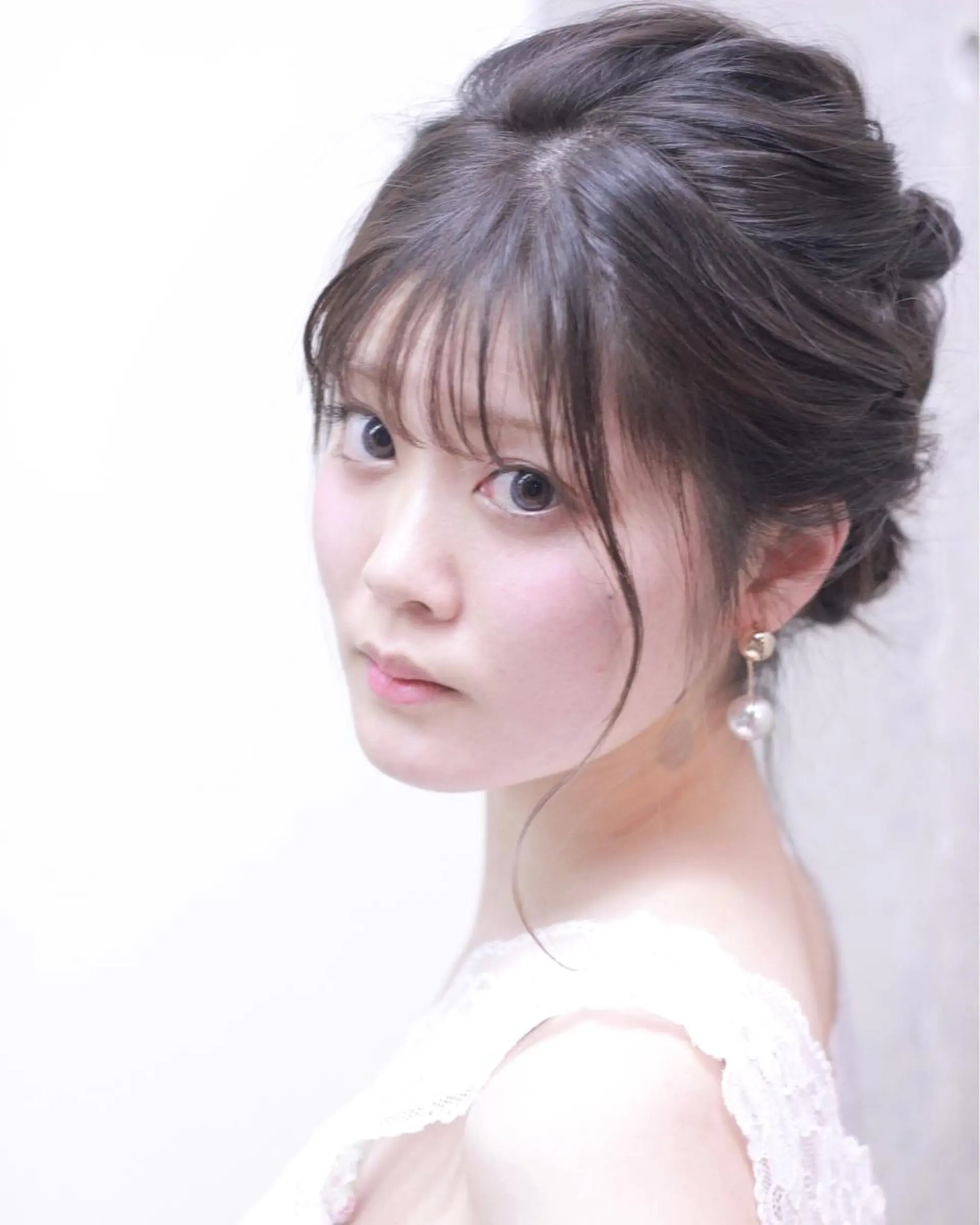 ミディアム カラー ヘアアレンジ 及川 光のヘアスタイル