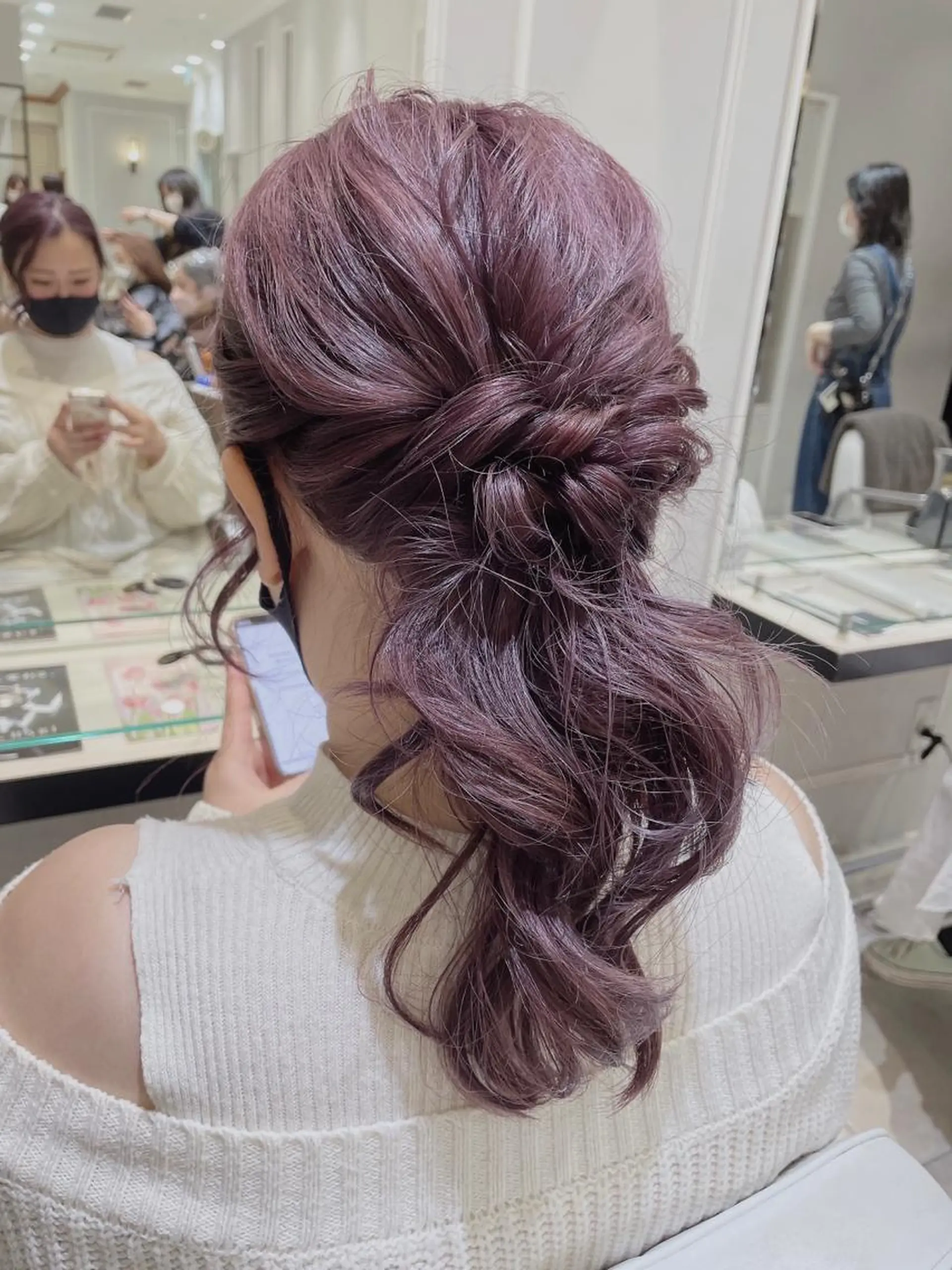 ヘアアレンジ 🦖鶴岡香純🦖 5/1から復帰しますのヘアスタイル