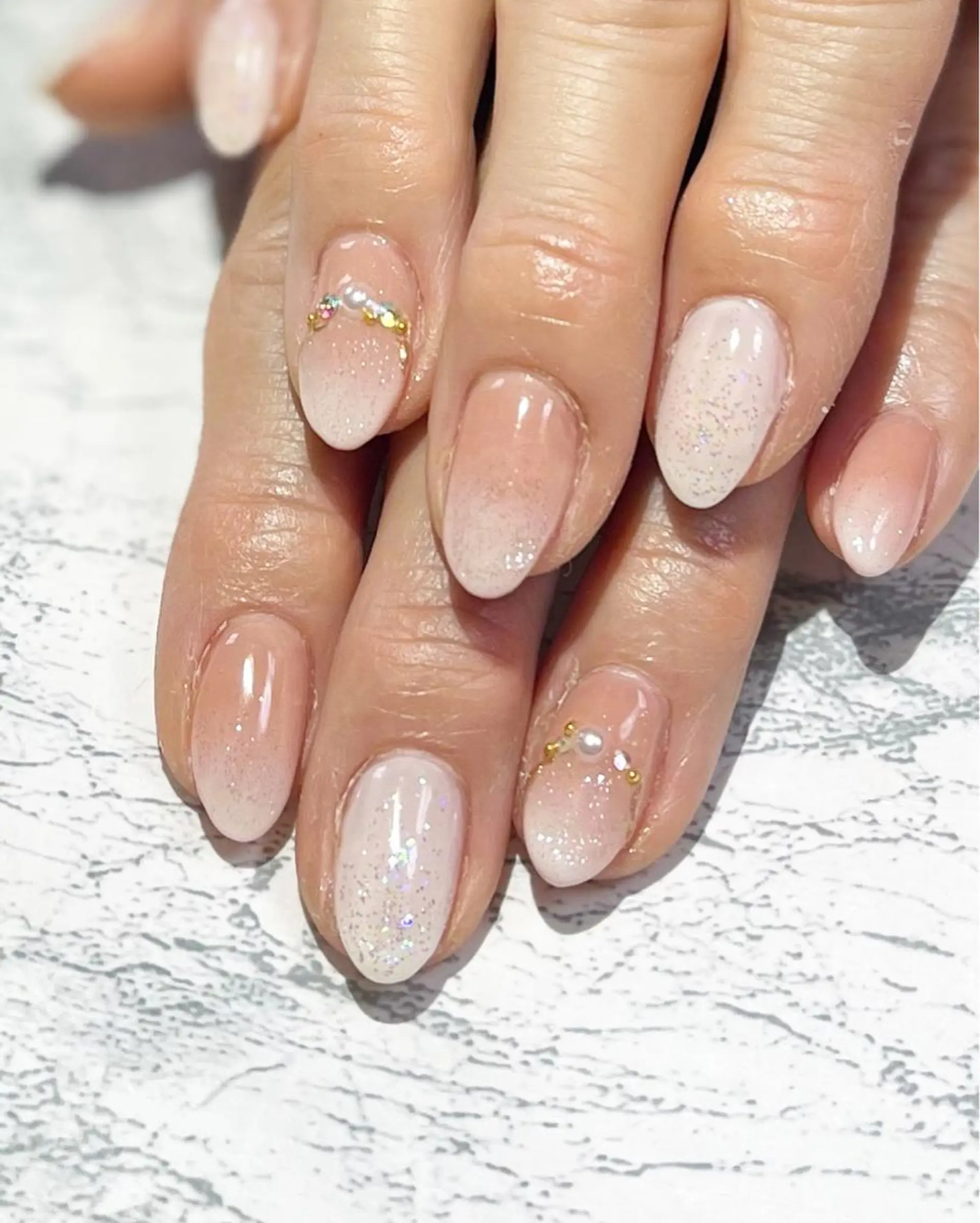 ネイル フットネイル ニュアンスネイル シンプルネイル 春ネイル 夏ネイル ネイル フフラ所属・nail fufla ♡yamane♡のネイルデザイン