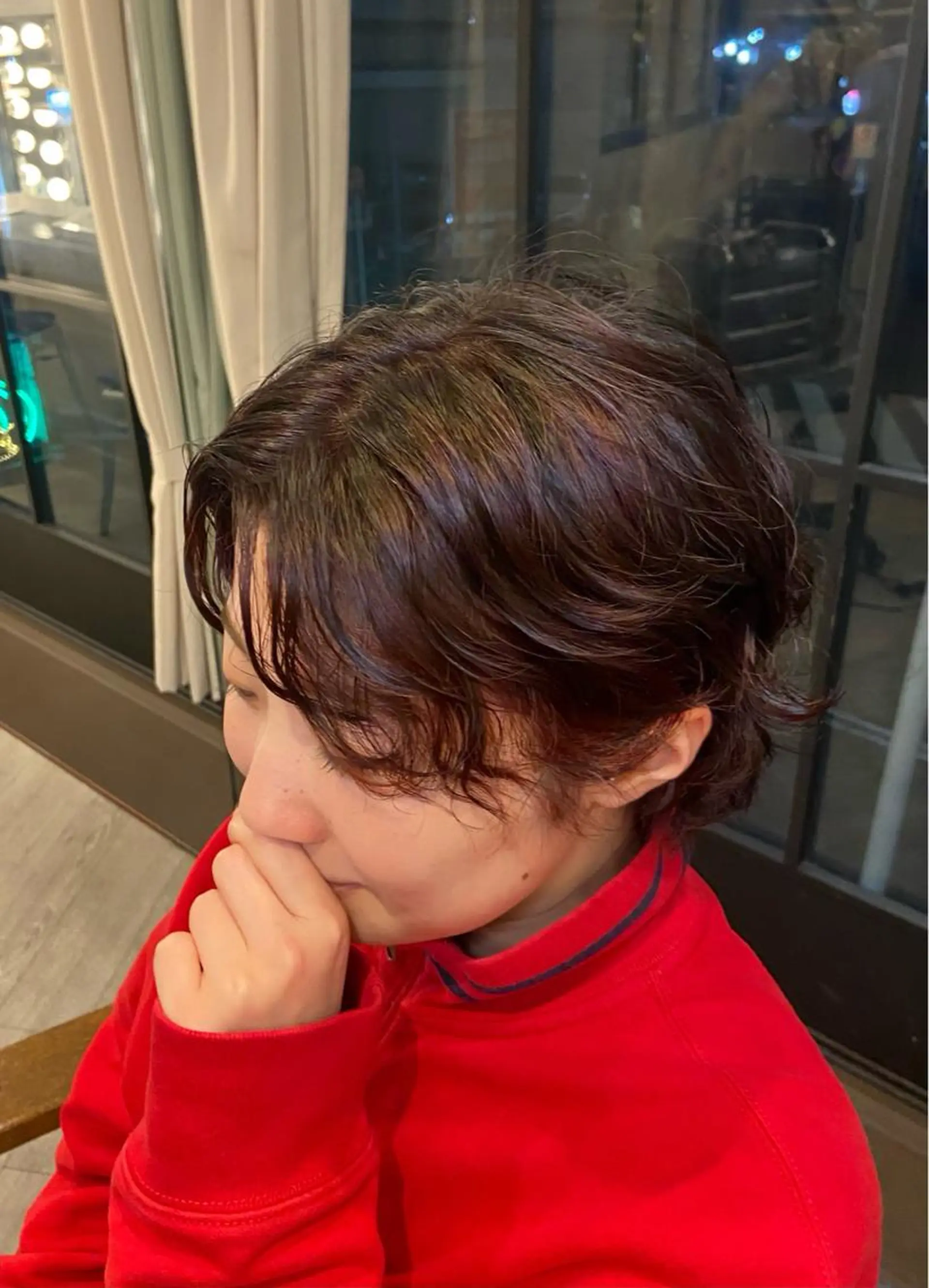 カラー 艶髪矯正|ダイオウ シュナのヘアスタイル