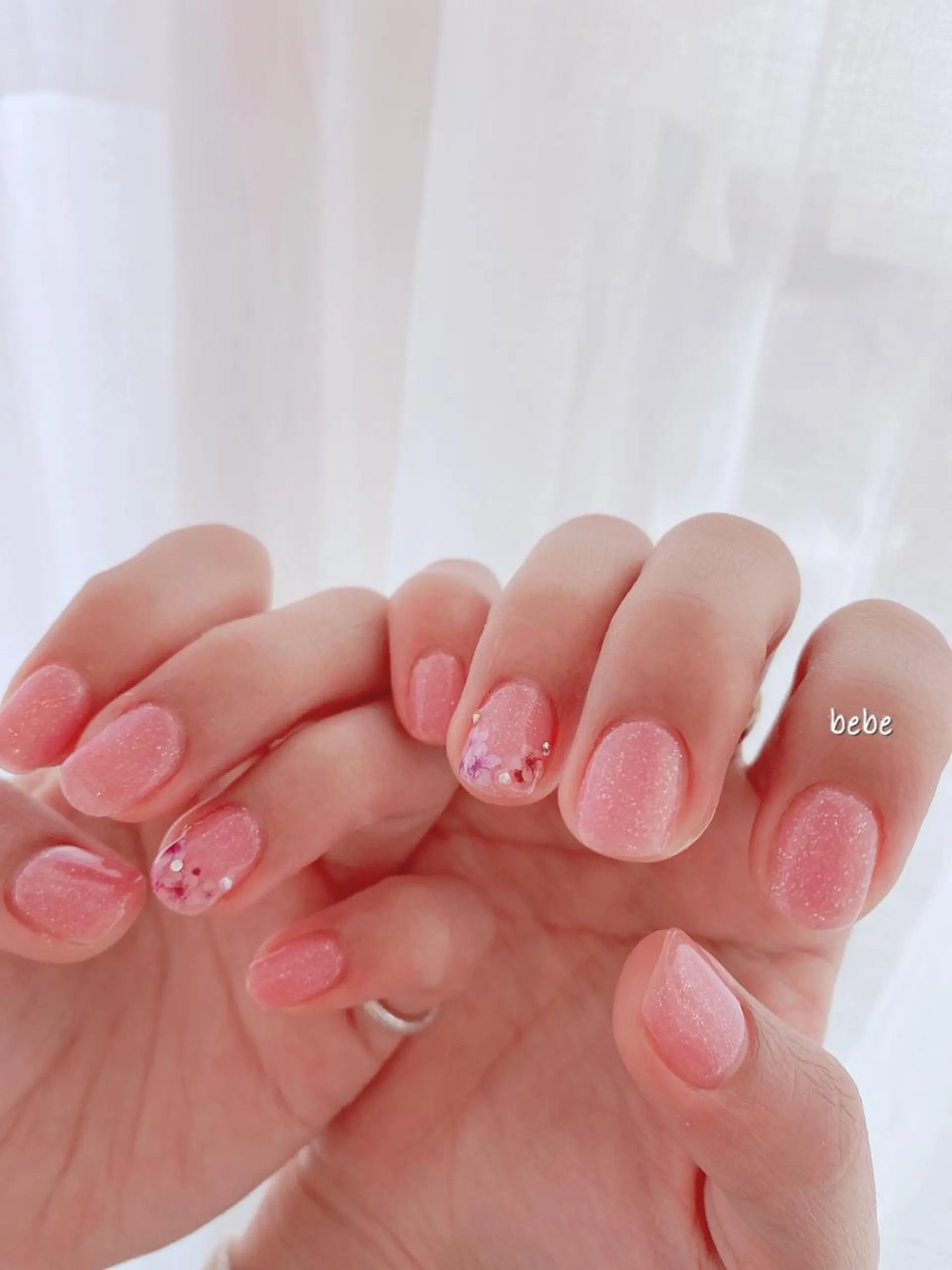 ネイル 桜ネイル ハンドネイル Ann. nail.tokyo所属・Ann nailのネイルデザイン