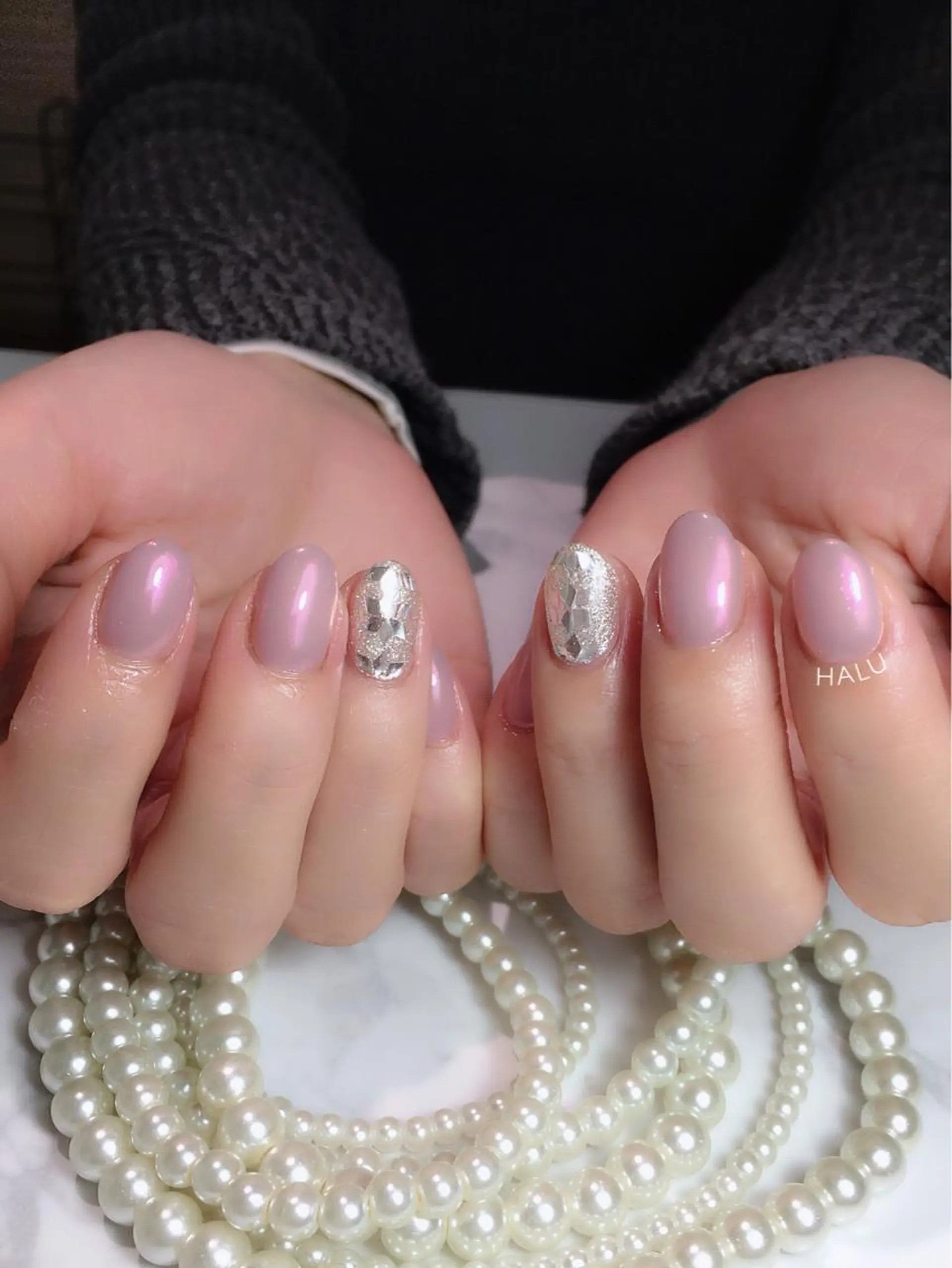 ネイル キラキラネイル HALU ハルのネイルデザイン