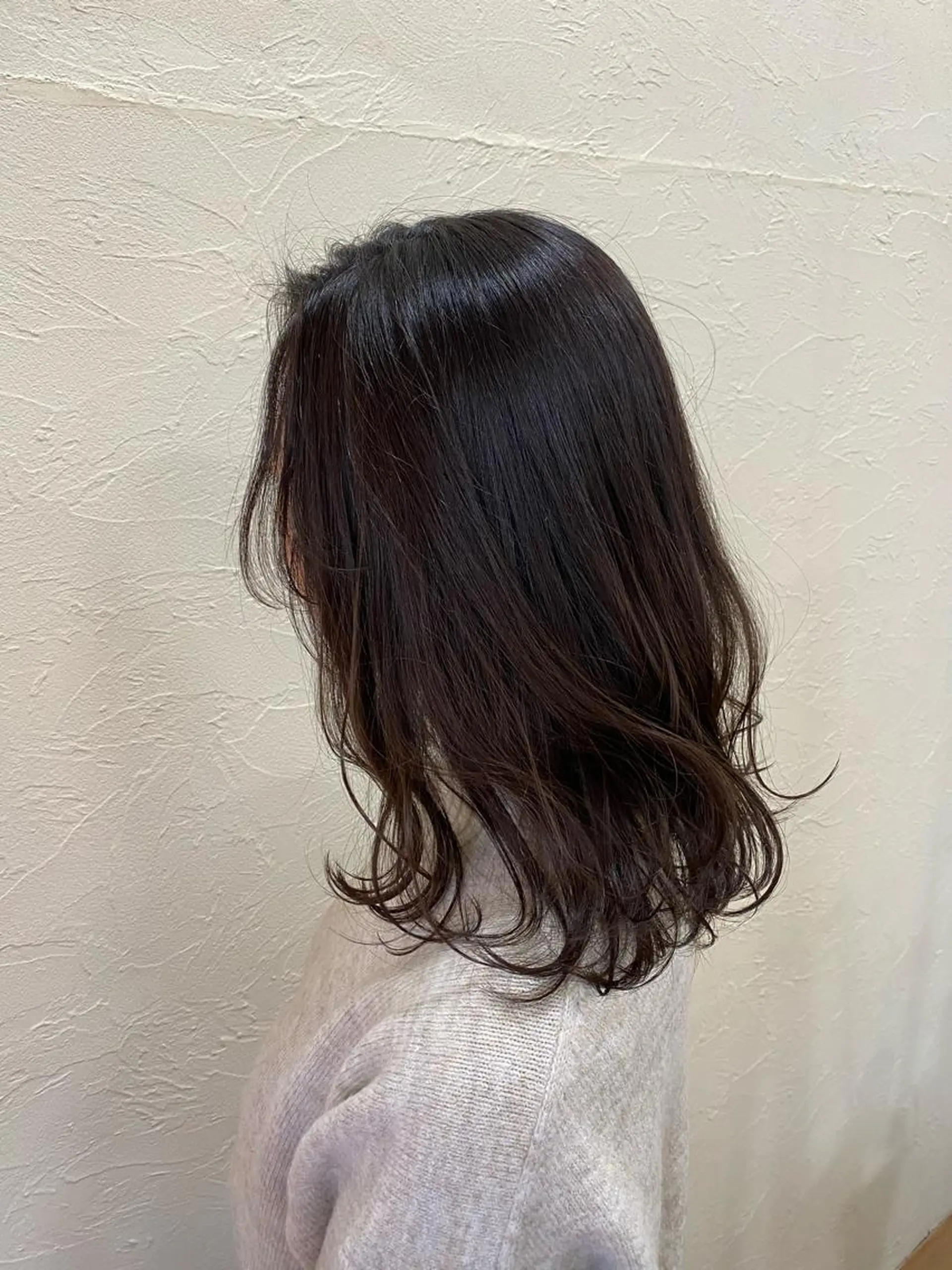 セミロング カラー ハイライトカラー ハイライト カット ヘアカラー トリートメント ENIF ヤマグチアツコのヘアスタイル