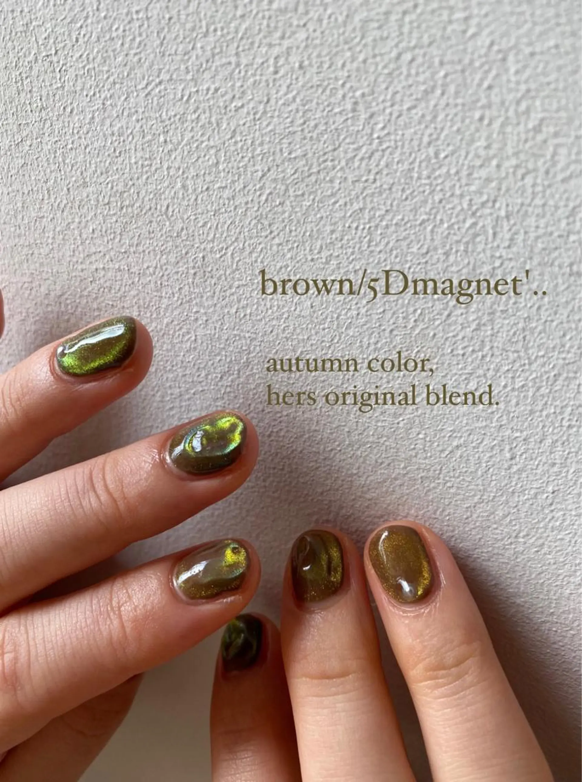 ネイル マグネットネイル ハンドネイル 草加ニュアンスネイル 🌚hersのネイルデザイン