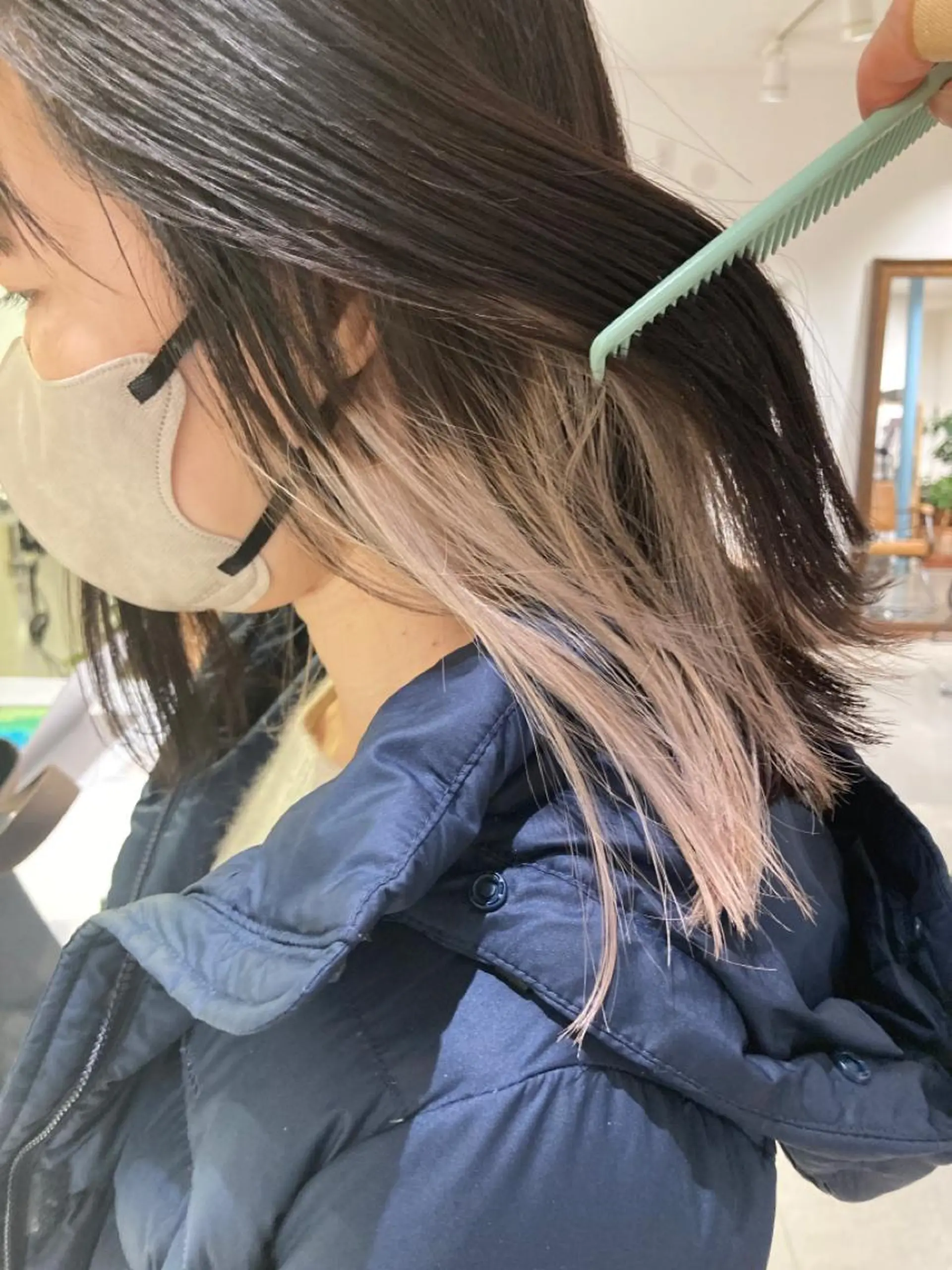 カラー ブリーチ ヘアカラー トリートメント Batta所属・坂上 岳のヘアスタイル