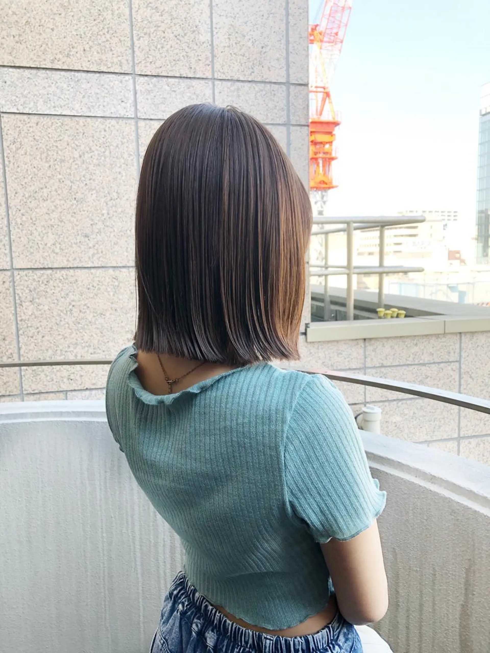 ミディアム カラーアンドケアリタ kitamuuuのヘアスタイル