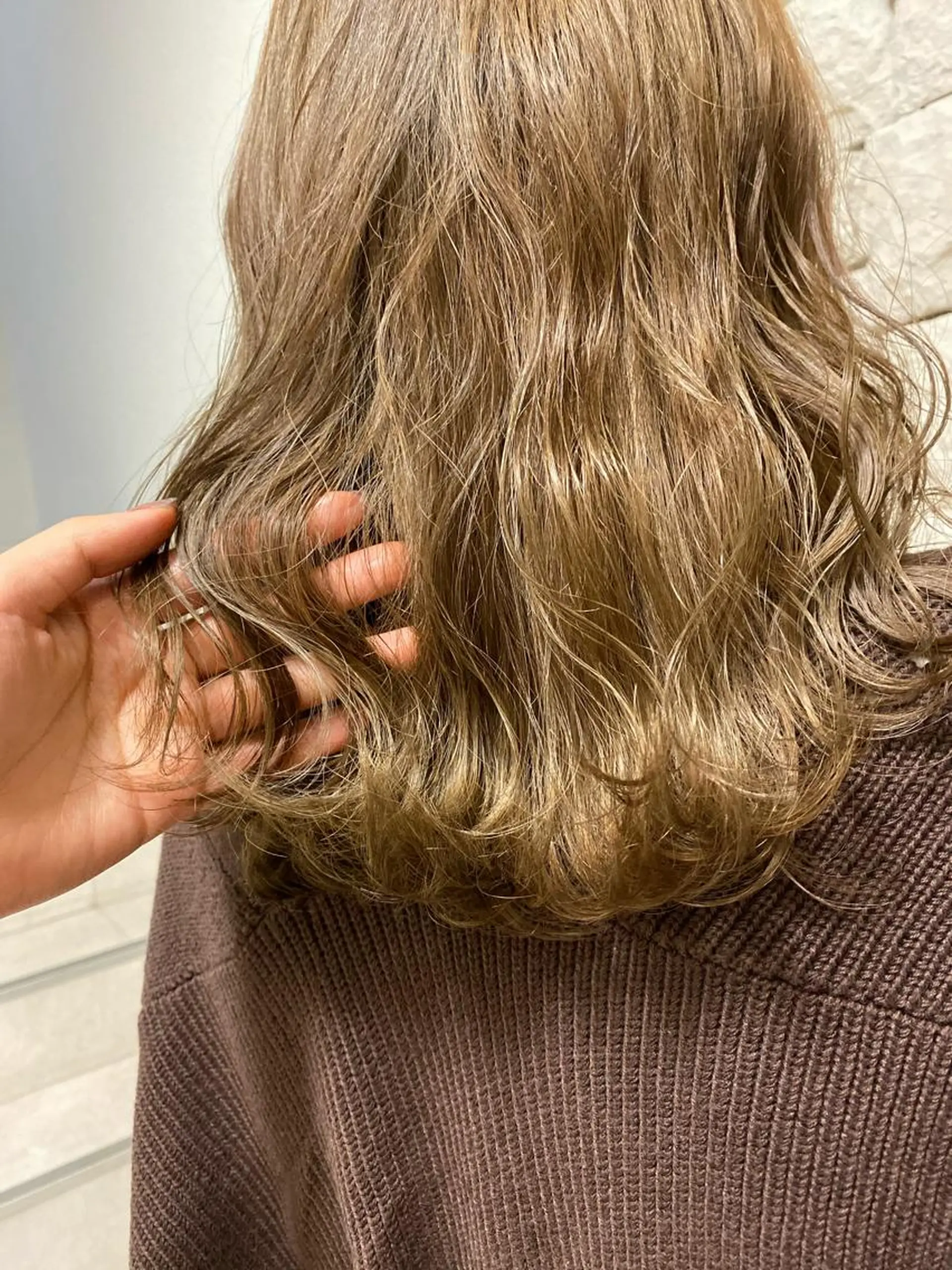 ロング カラー ヘアアレンジ メンズ キッズ ネイル マツエク・マツパ GO TODAY SHAiRE SALON所属・透明感カラー🤎 ゆりのヘアスタイル