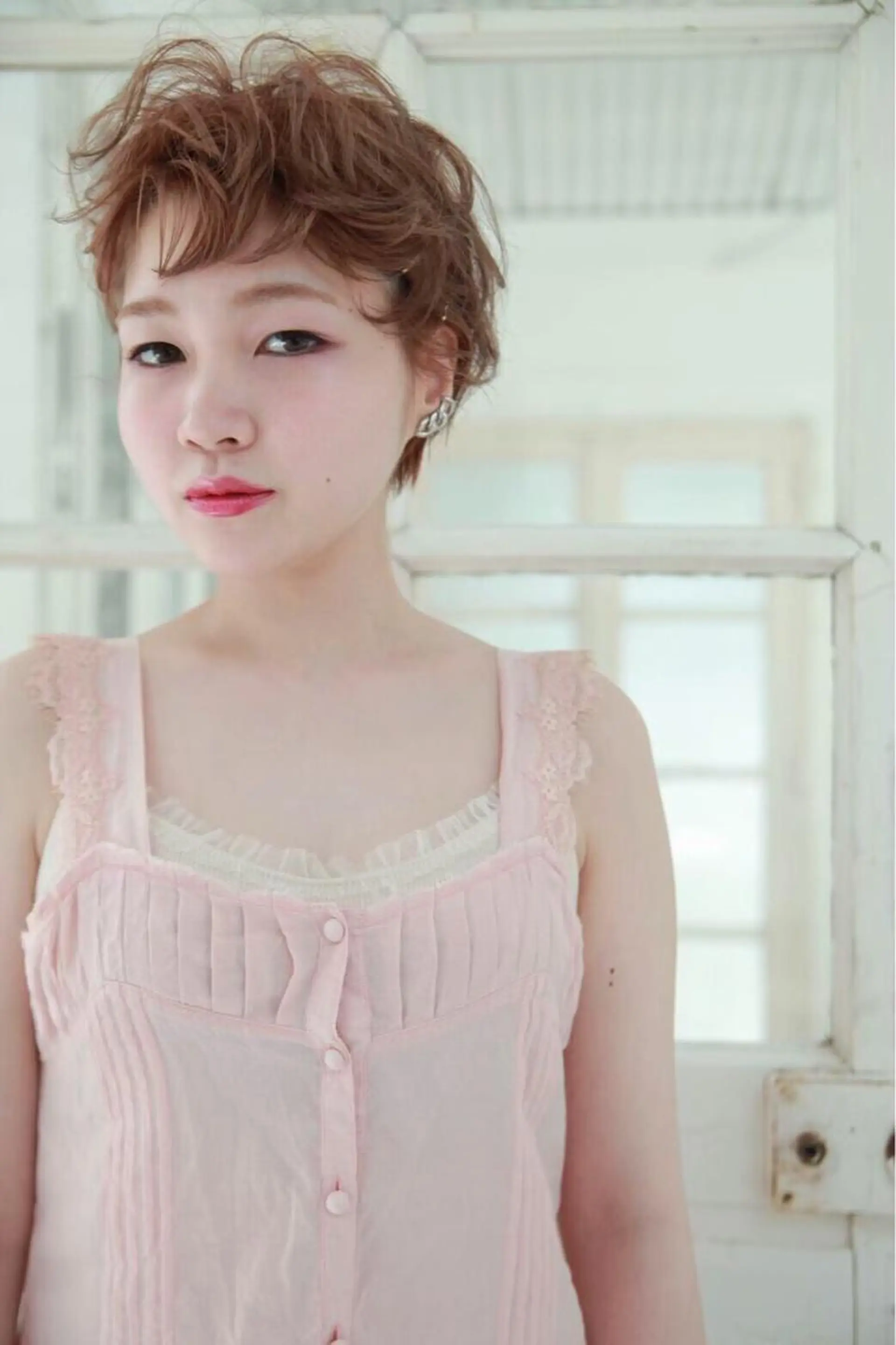 ショート カラー パーマ ヘアアレンジ メンズ キッズ ネイル マツエク・マツパ カット ヘアカラー EnBlesS西宮 マンツーマン神道有基のヘアスタイル