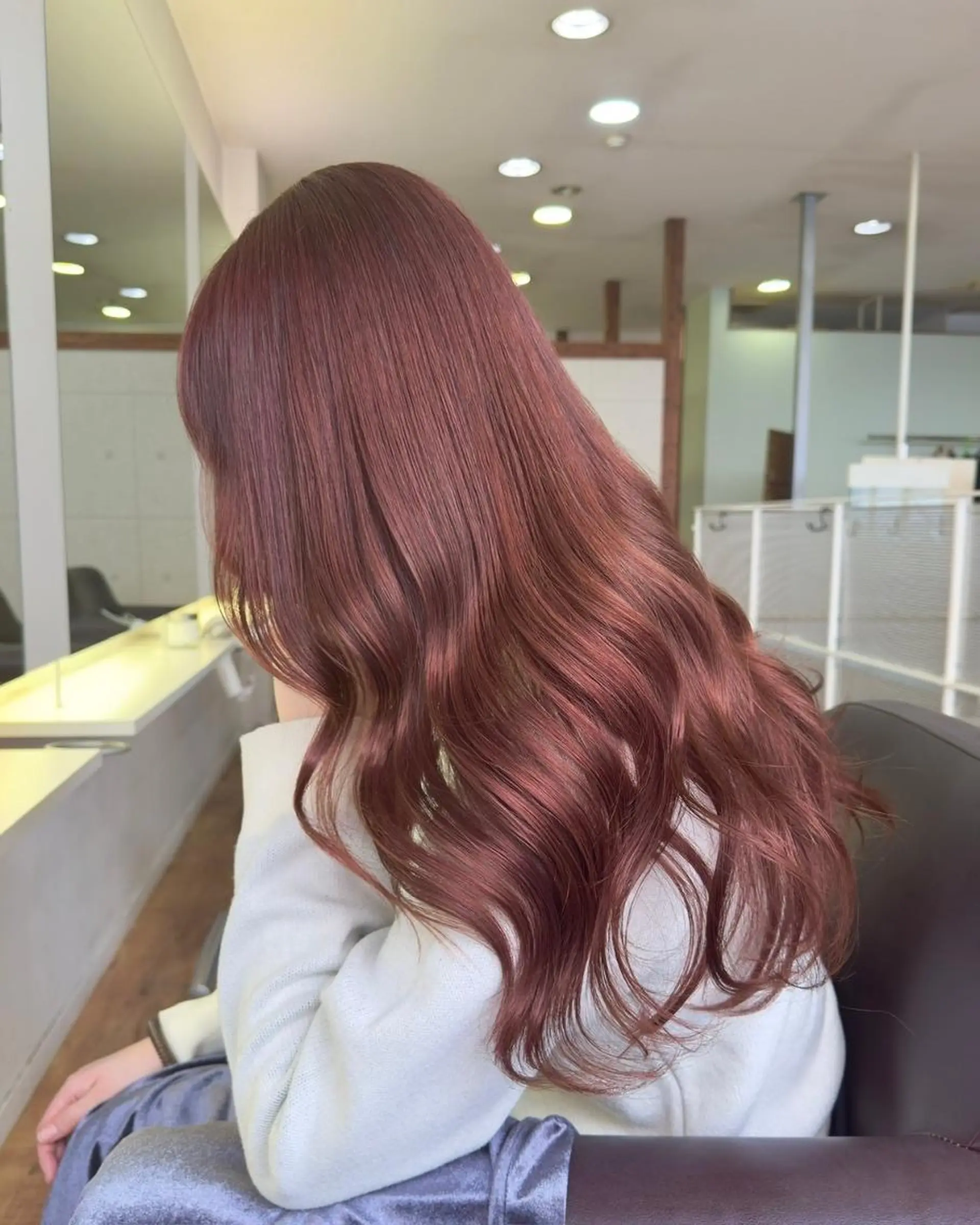セミロング カラー ひ かるのヘアスタイル