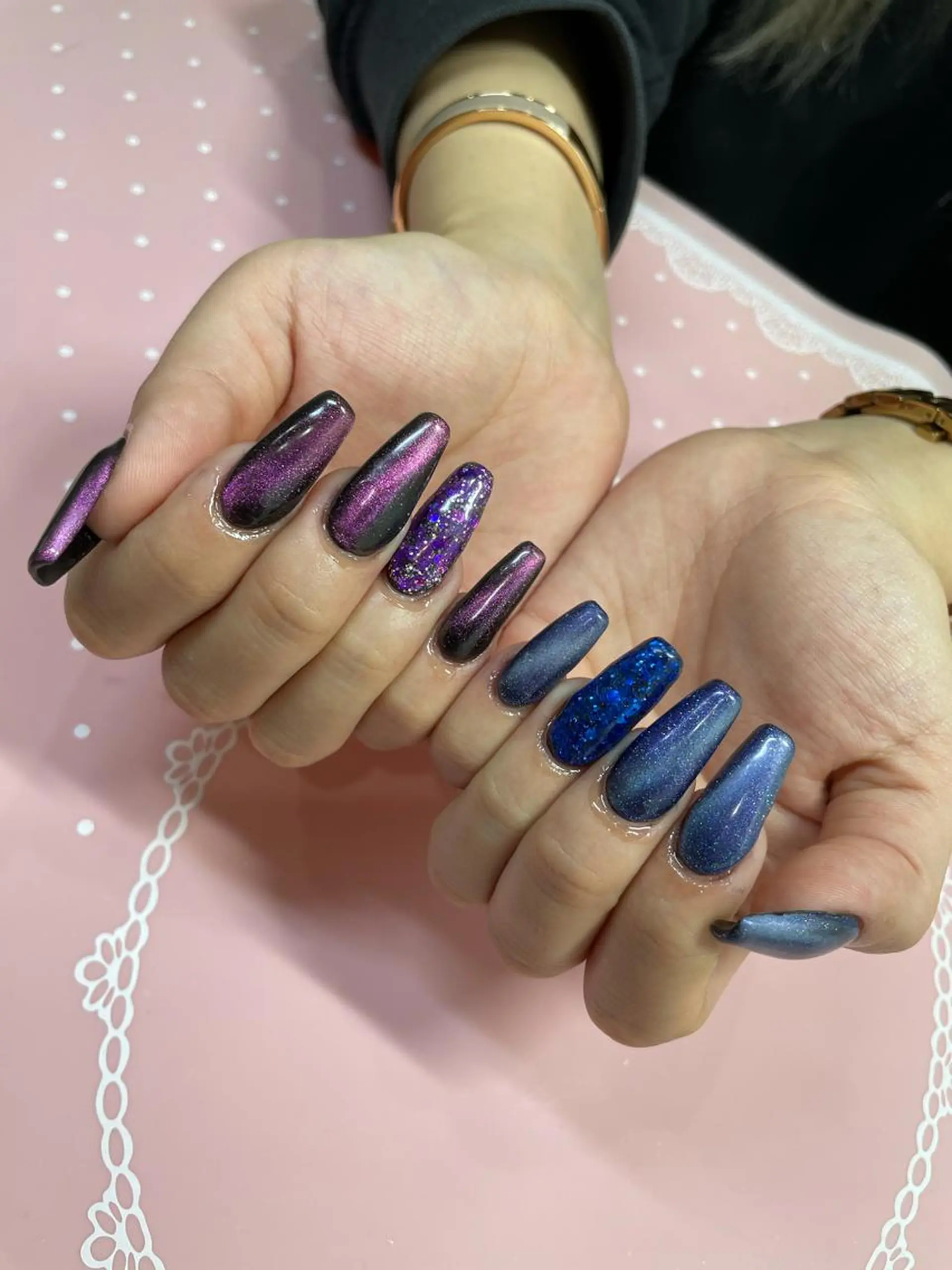 セミロング ネイル ハンドネイル 《LB》ラブリエ Nail&eyeのマツエク・マツパデザイン