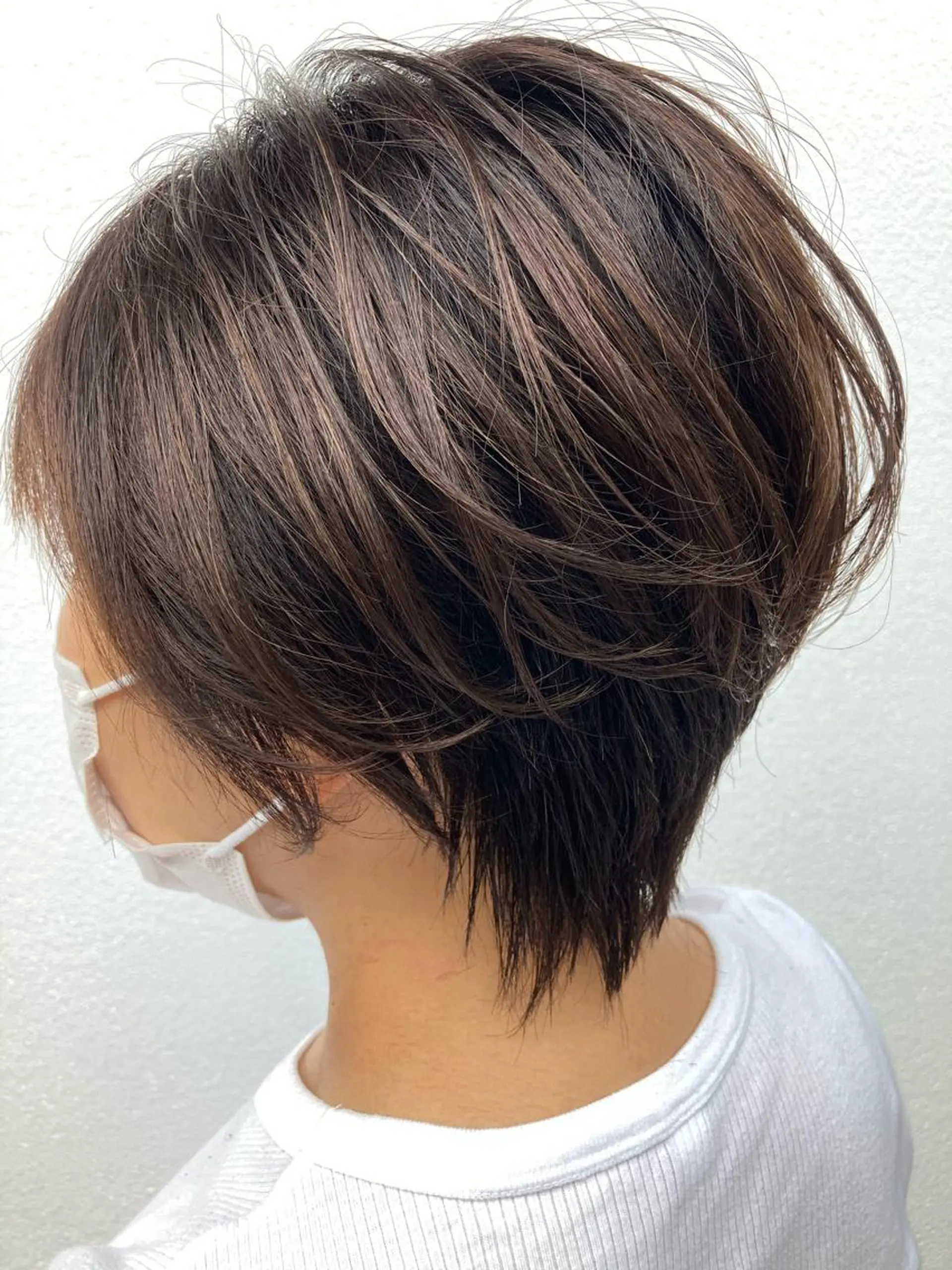 ショート カラー 髪質改善/痛ませ ないカラー/西村航大のヘアスタイル