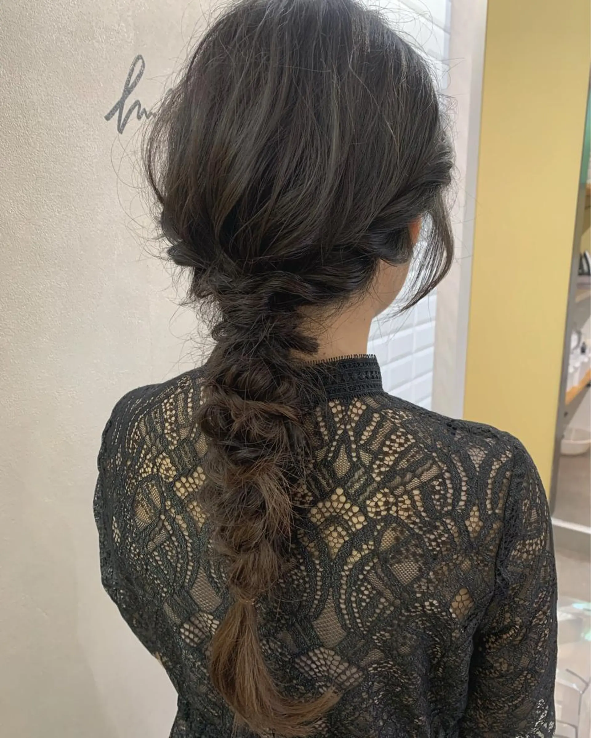 ロング ヘアアレンジ ヘアセット hub hair レイヤー/透明感のヘアスタイル