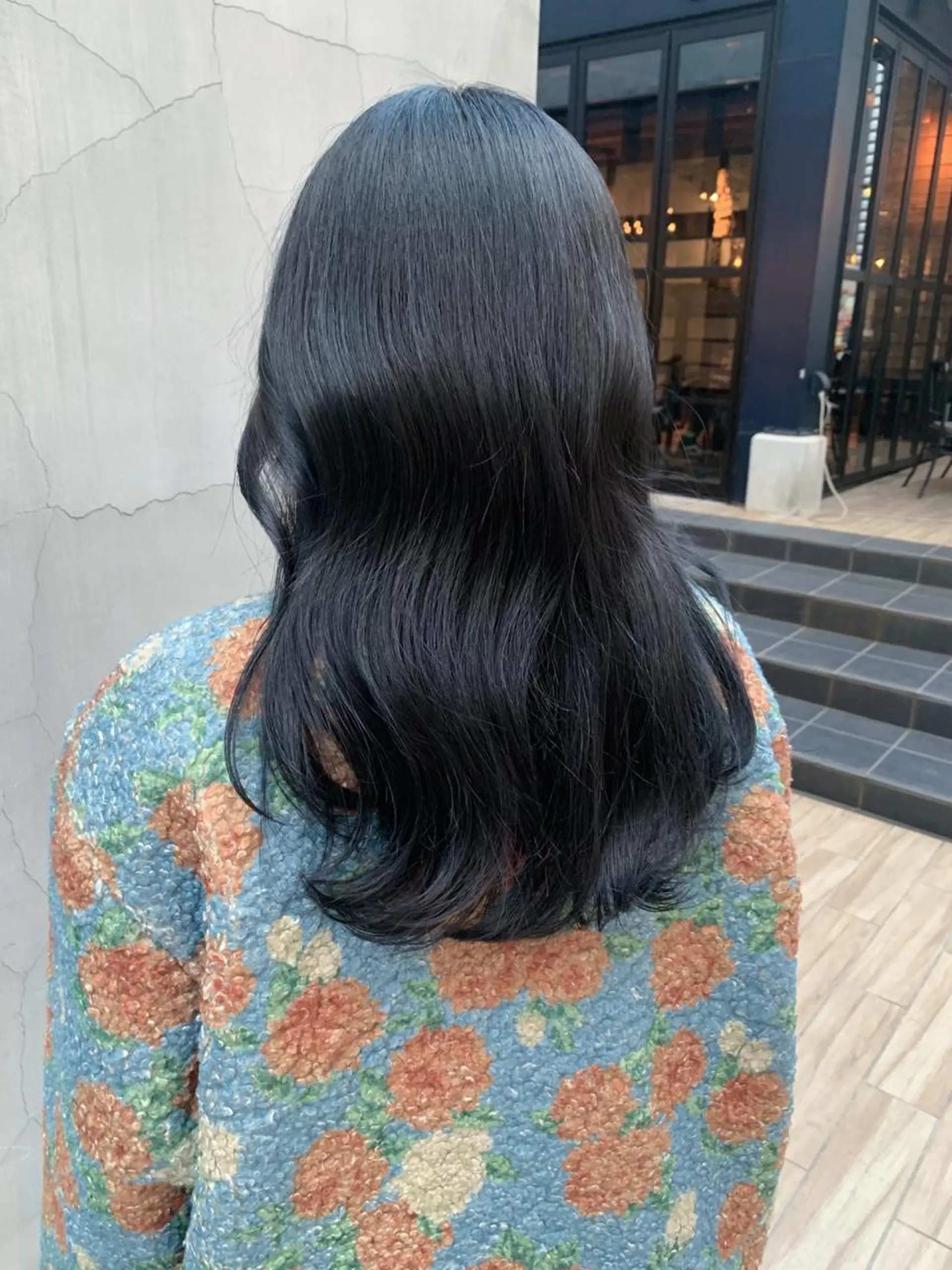 セミロング カラー ヘアアレンジ ヘアカラー トリートメント yuka .のヘアスタイル