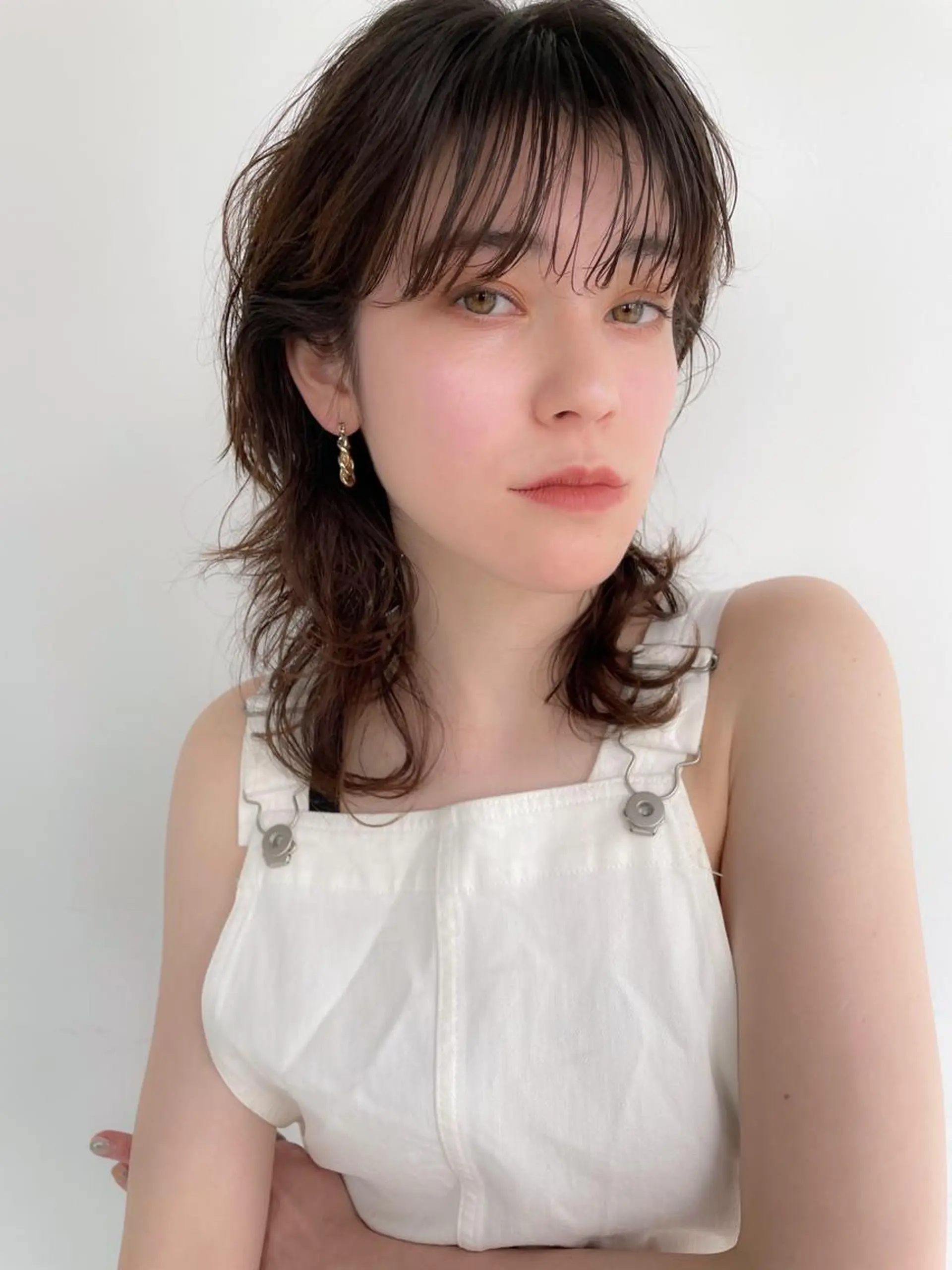 ミディアム カラー パーマ 💖美髪矯正💖 辻未侑のヘアスタイル