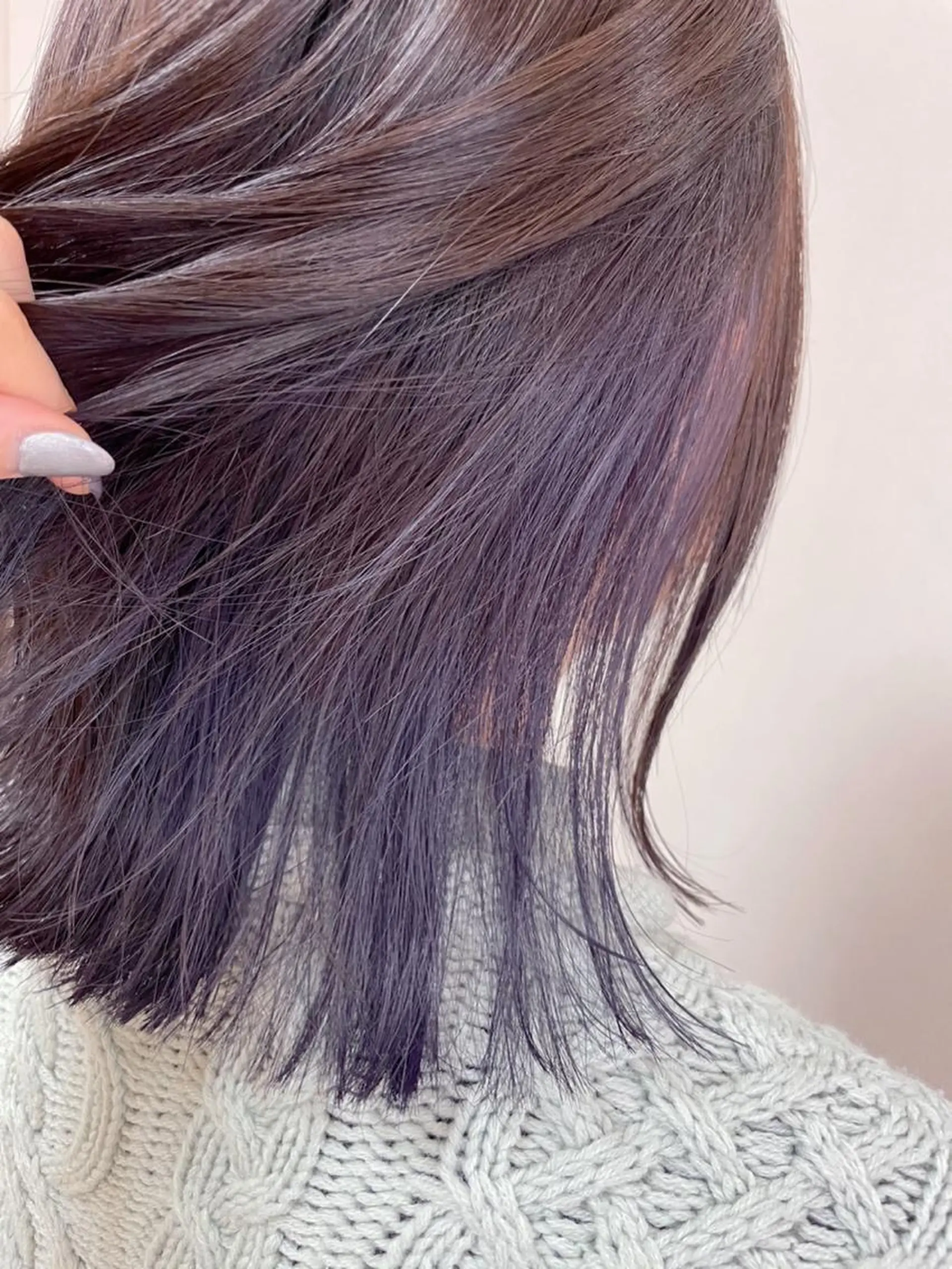 ミディアム カラー ヘアアレンジ ヘアカラー トリートメント 【Sweep】おじま のぞみのヘアスタイル