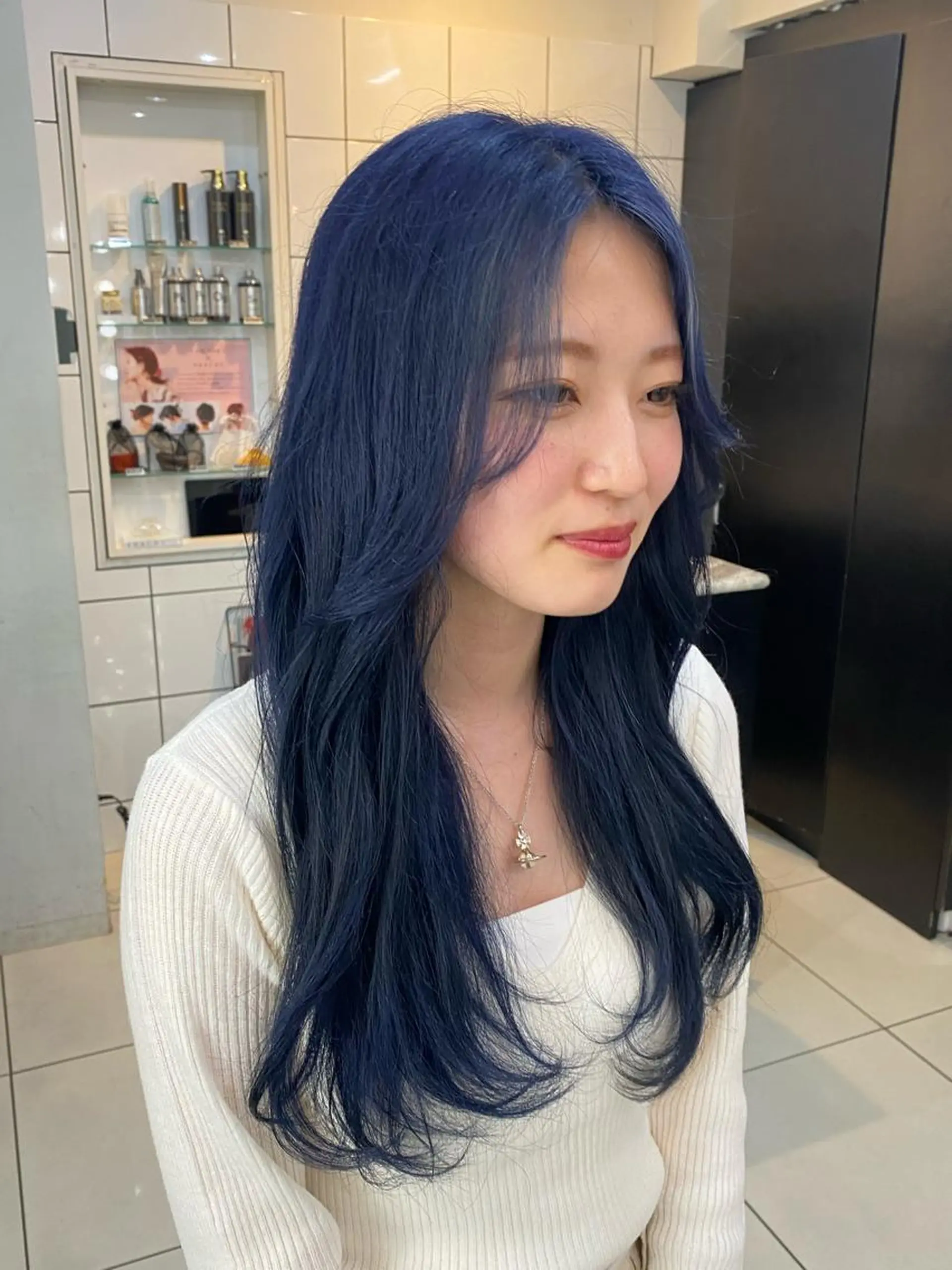 ロング カラー カット ヘアカラー 韓国ヘア/ハイトーン RYUSEIのヘアスタイル