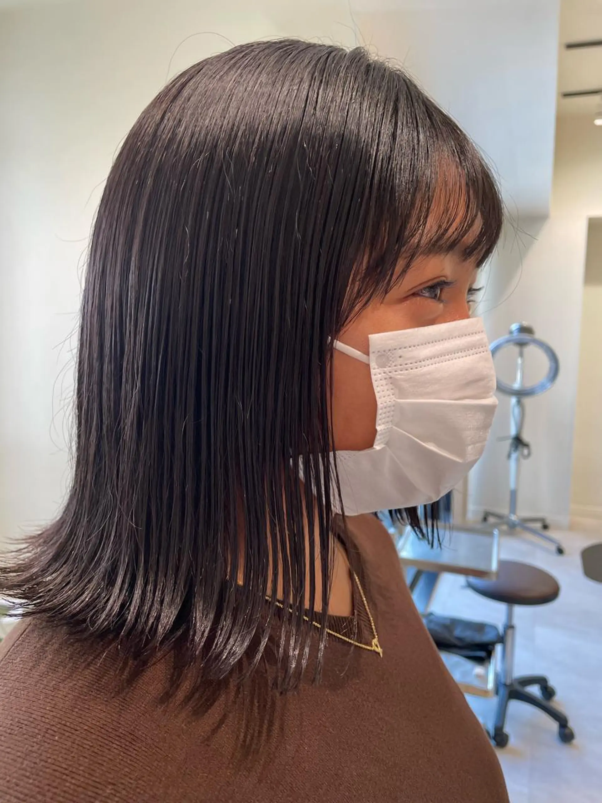 ミディアム ボブ/インナーカラー /眉毛/Miyuのヘアスタイル