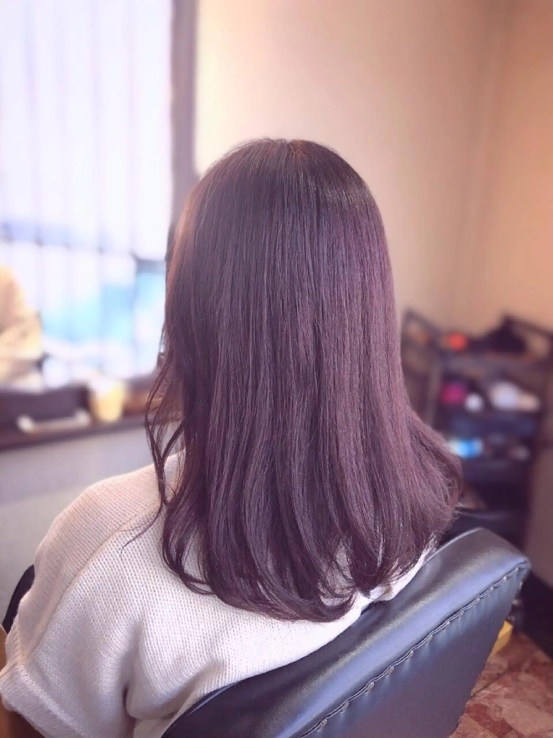セミロング カラー アディクシーカラー ブラウンカラー ケアカラー 透明感カラー グレージュ カット ヘアカラー トリートメント 菊池 貢平のヘアスタイル
