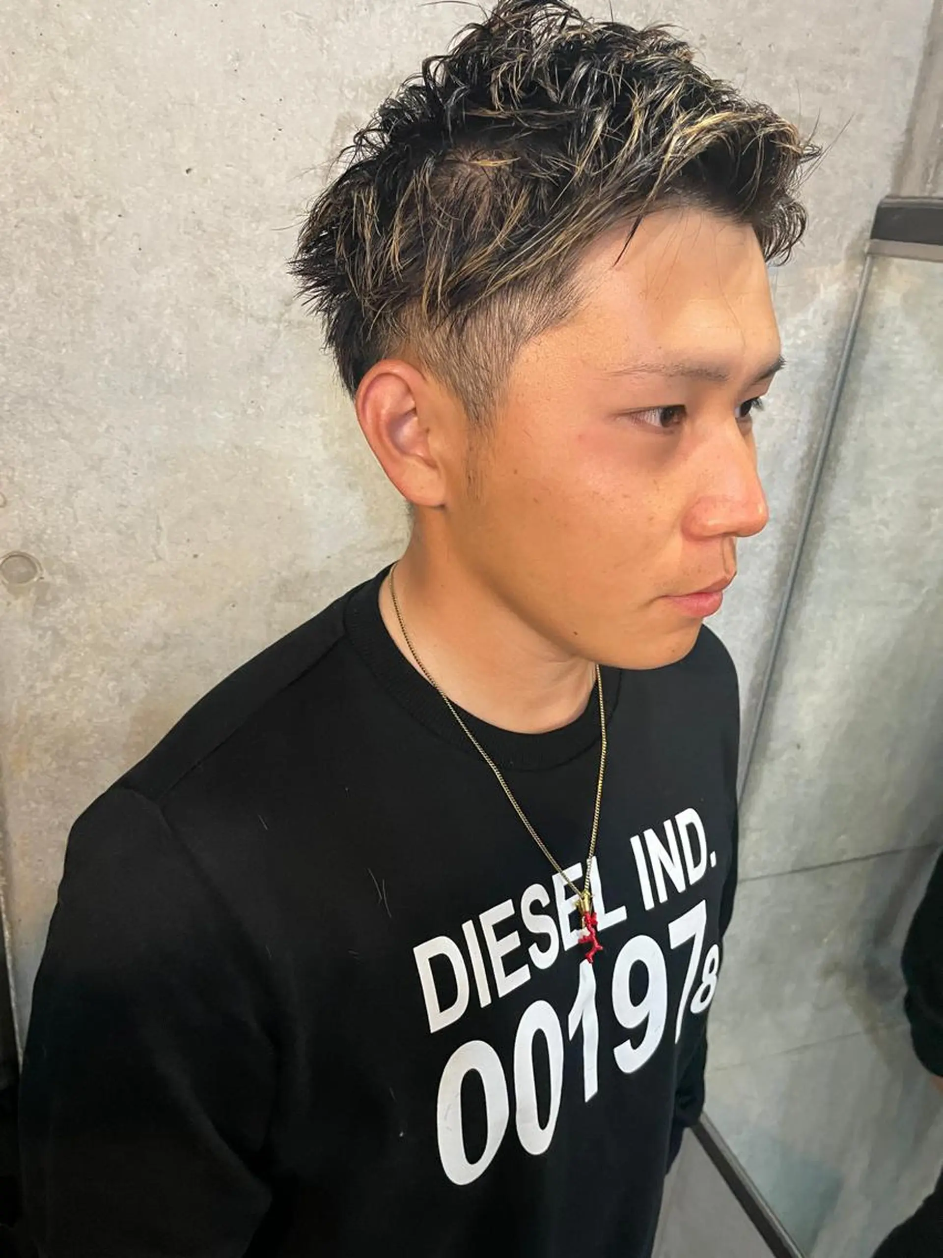 メンズ カット ヘアカラー メンズ特化美容師 ハスイルイのヘアスタイル