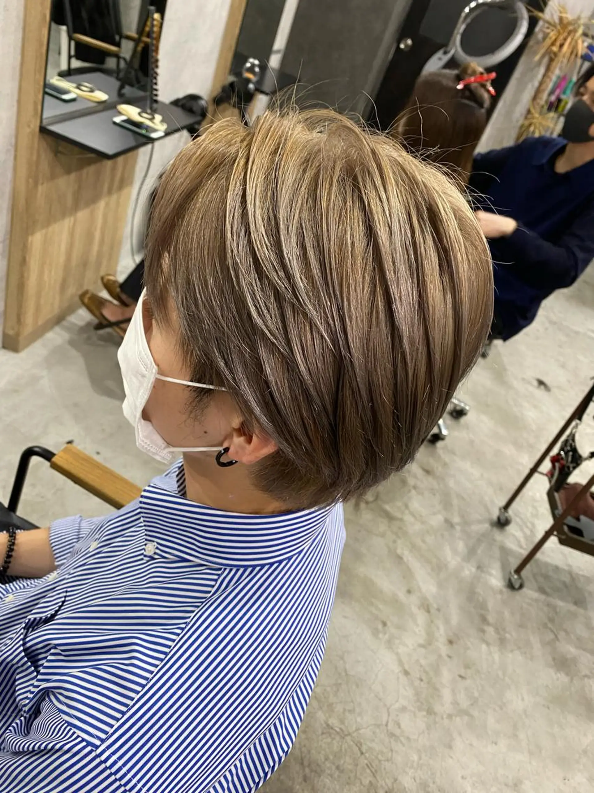 ショート カラー メンズ 髪質改善/レイヤー カット手塚奨のヘアスタイル