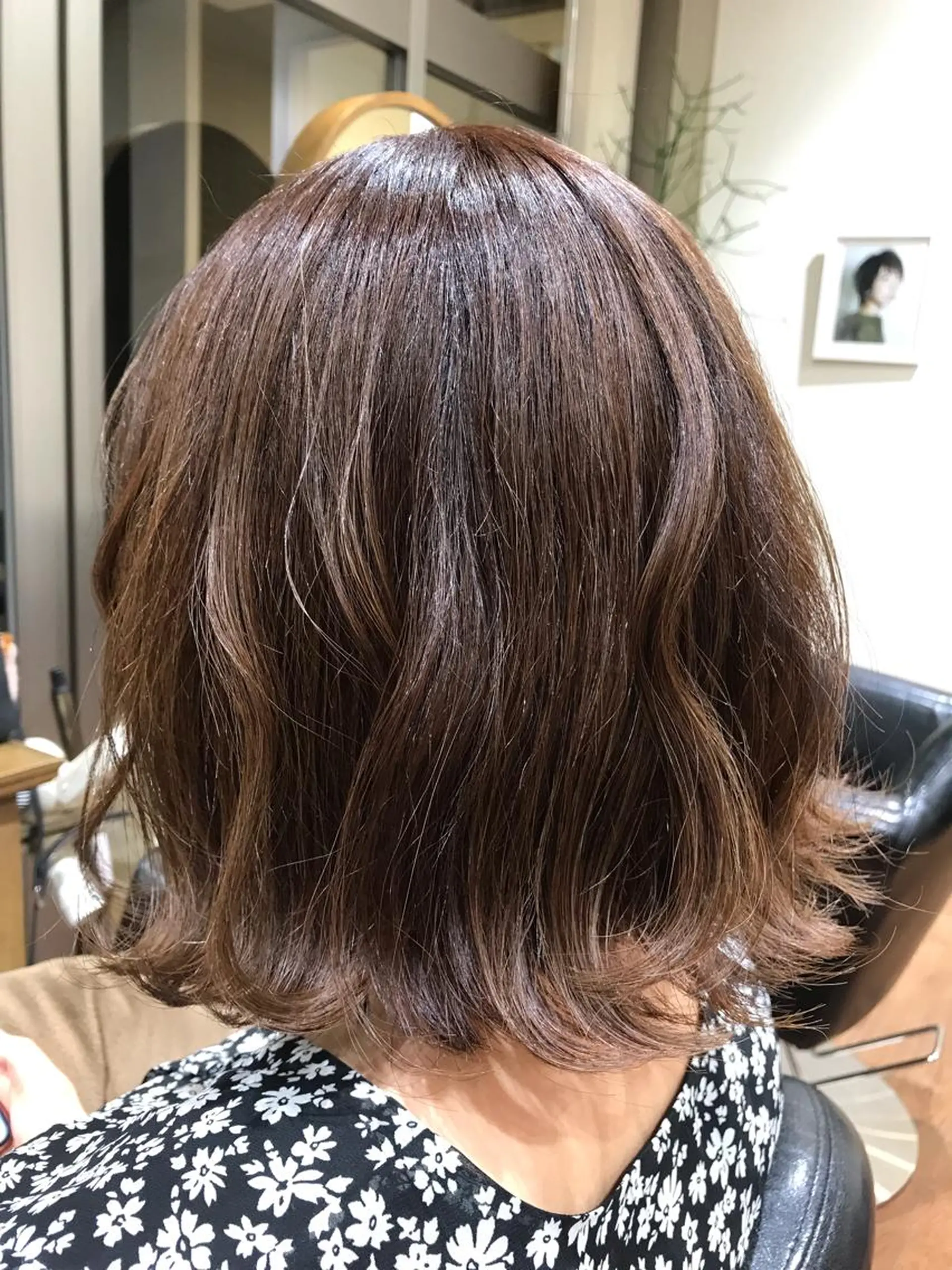 ミディアム カラー ヘアカラー トリートメント アザマ　ヤスカツ _rosso 川口のヘアスタイル