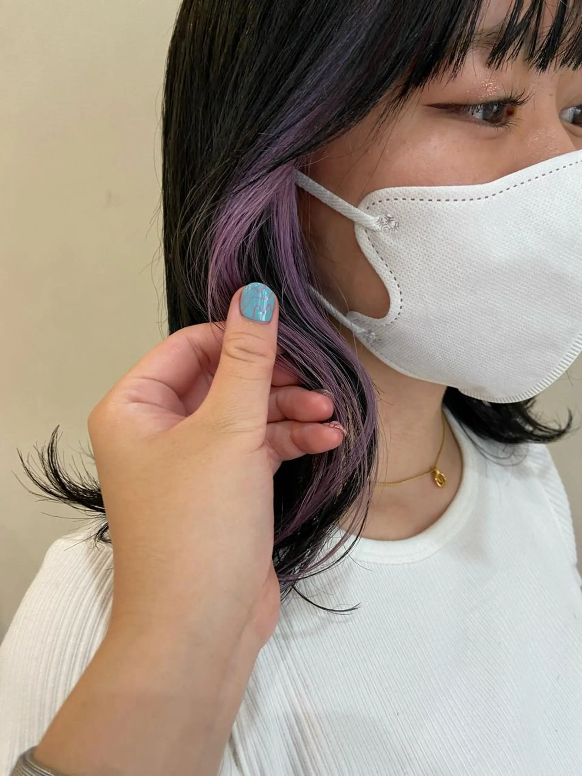 ミディアム カット ヘアカラー トリートメント ボブ/透明感カラー 🧸YUI❤️のヘアスタイル