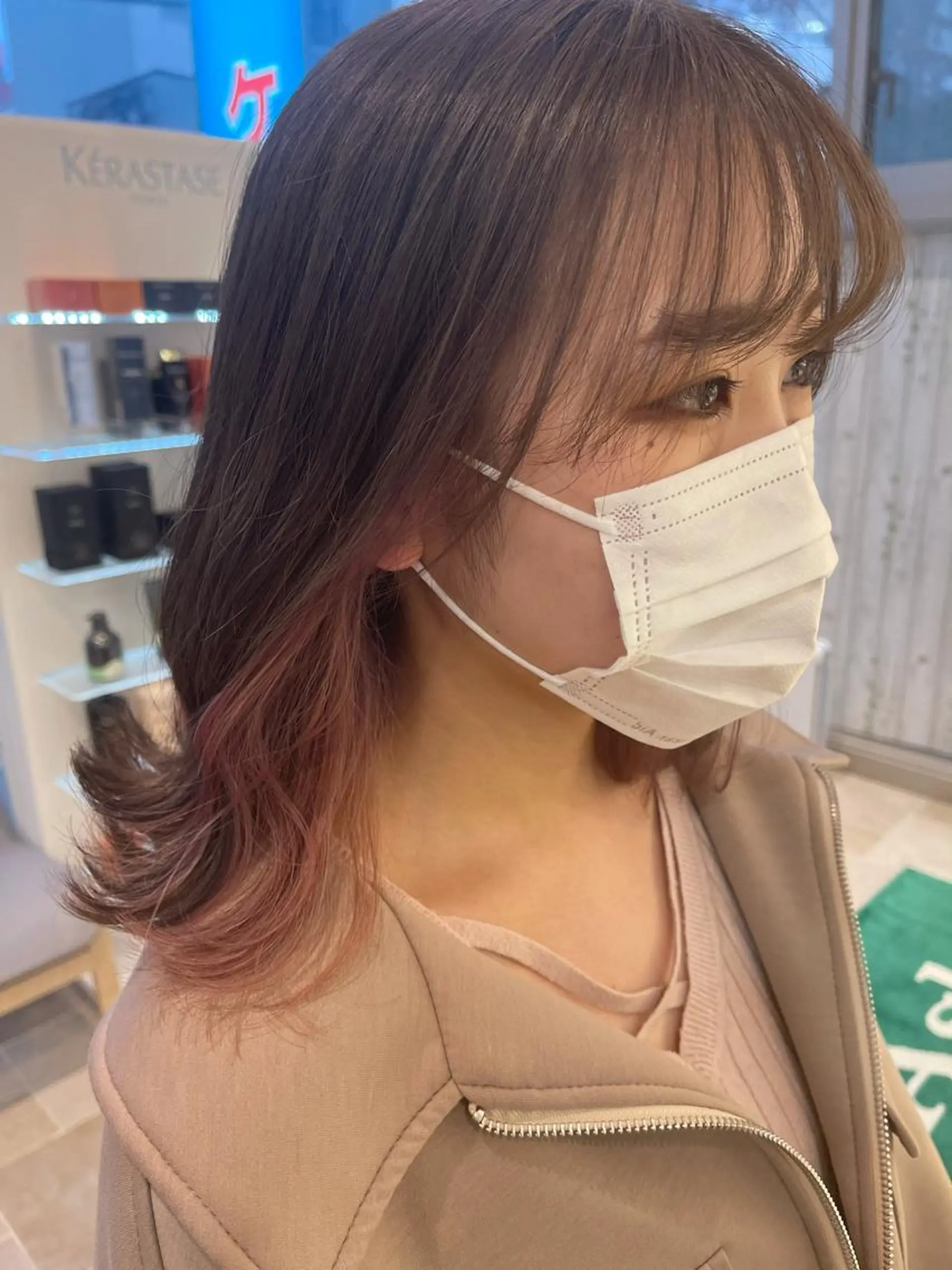 カラー 東梅田エリアカラー ヘアセットNo. 1のヘアスタイル