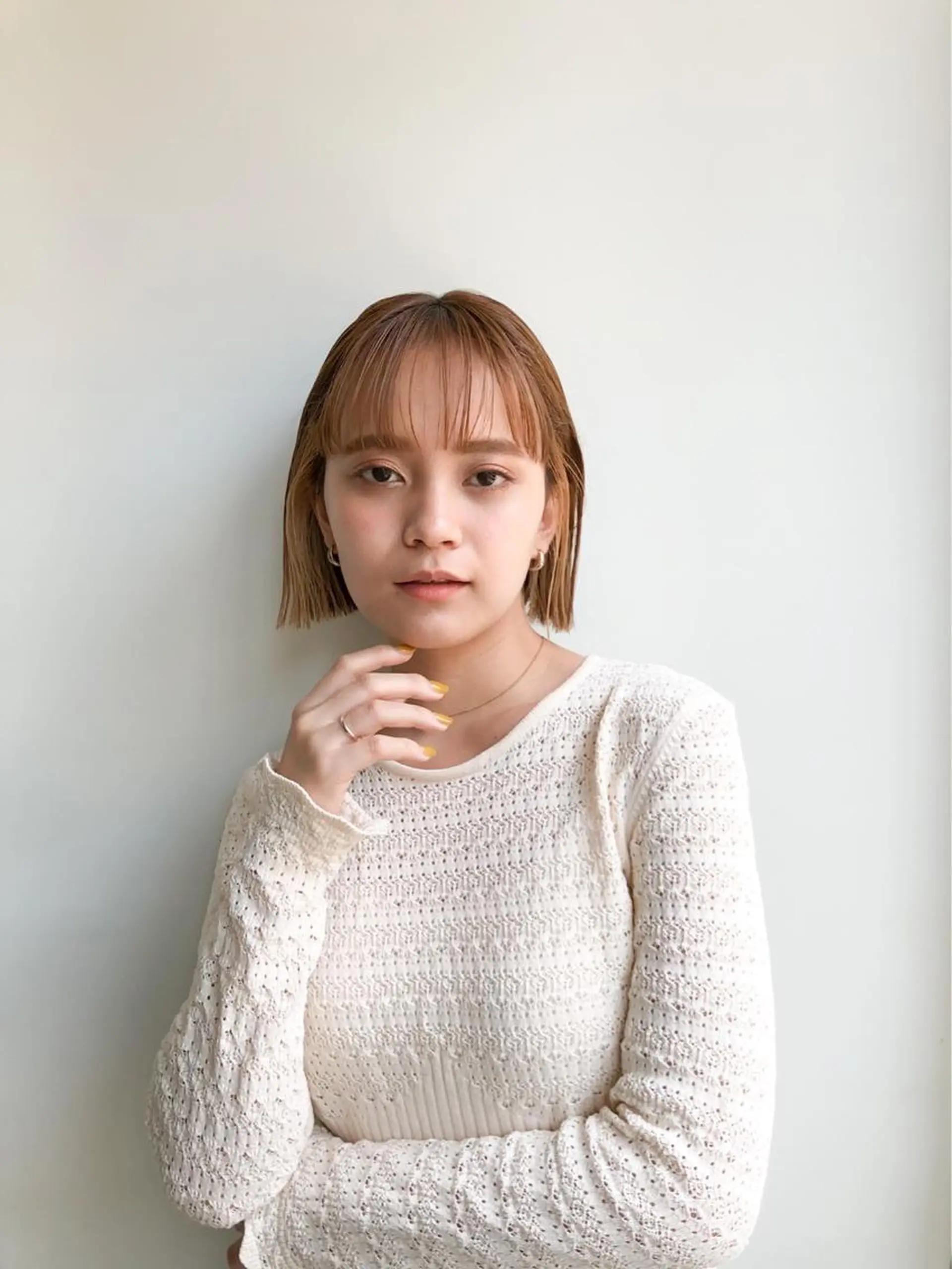 ショート カラー アディクシーカラー ブリーチ ブロンド ブルーカラー ハイライトカラー CEINE【セーヌ】 三軒茶屋のヘアスタイル