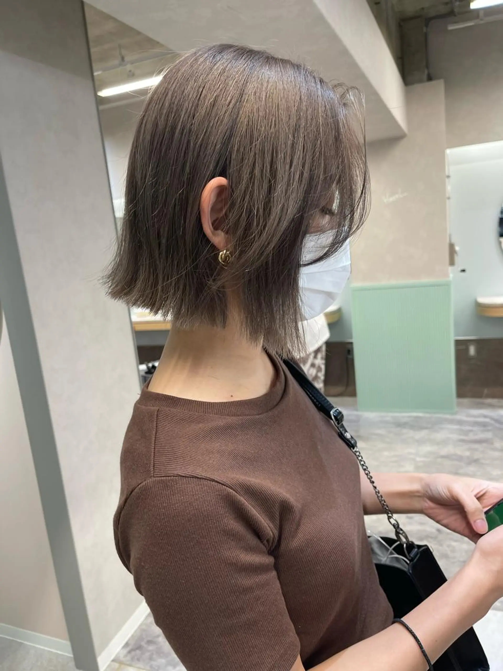 ショート カラー ヘアアレンジ ヘアカラー Peyp所属・早瀬裕之 パーマのヘアスタイル