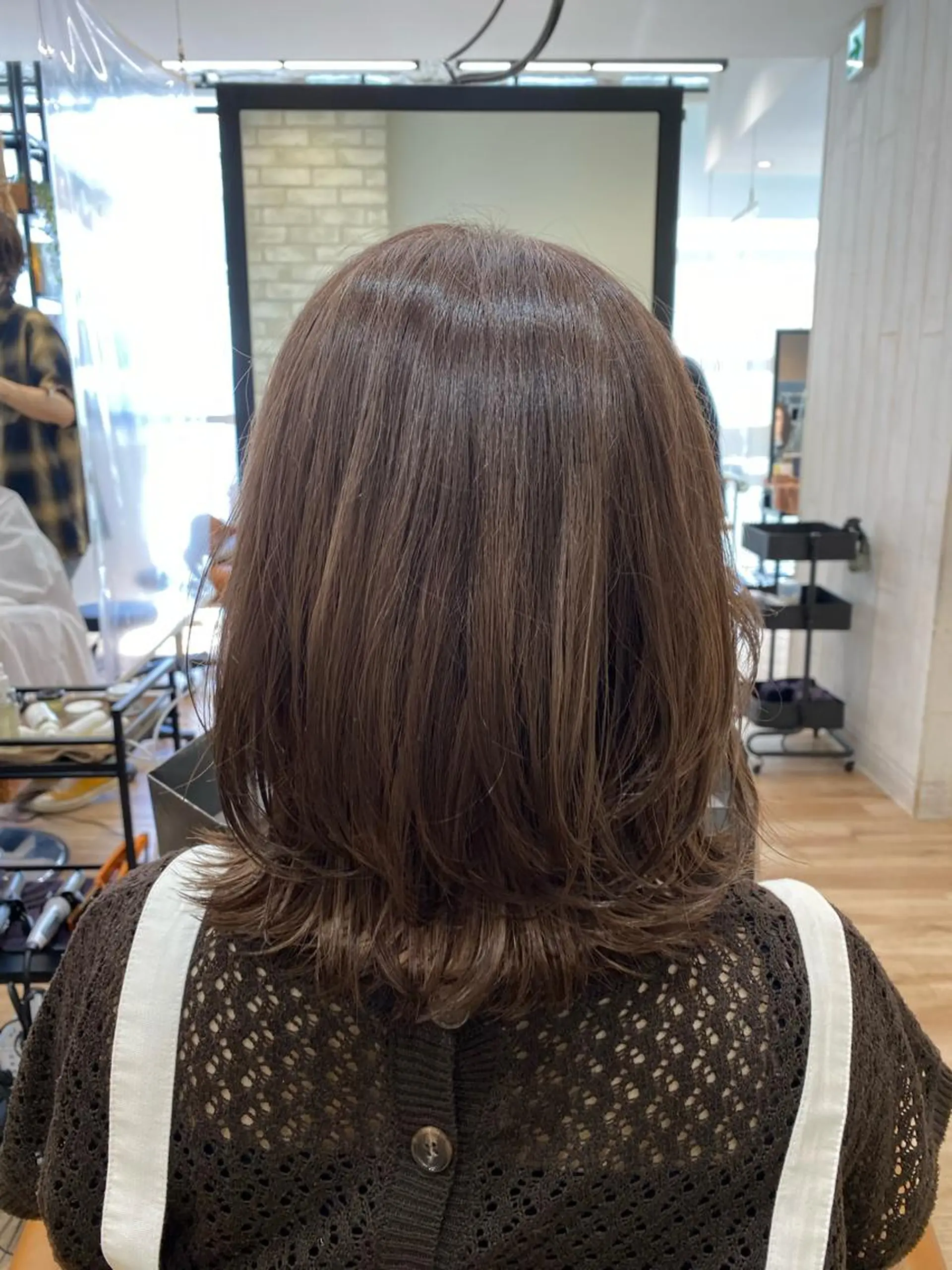 ミディアム カラー ✨艶髪✨ 奈須晴香のヘアスタイル