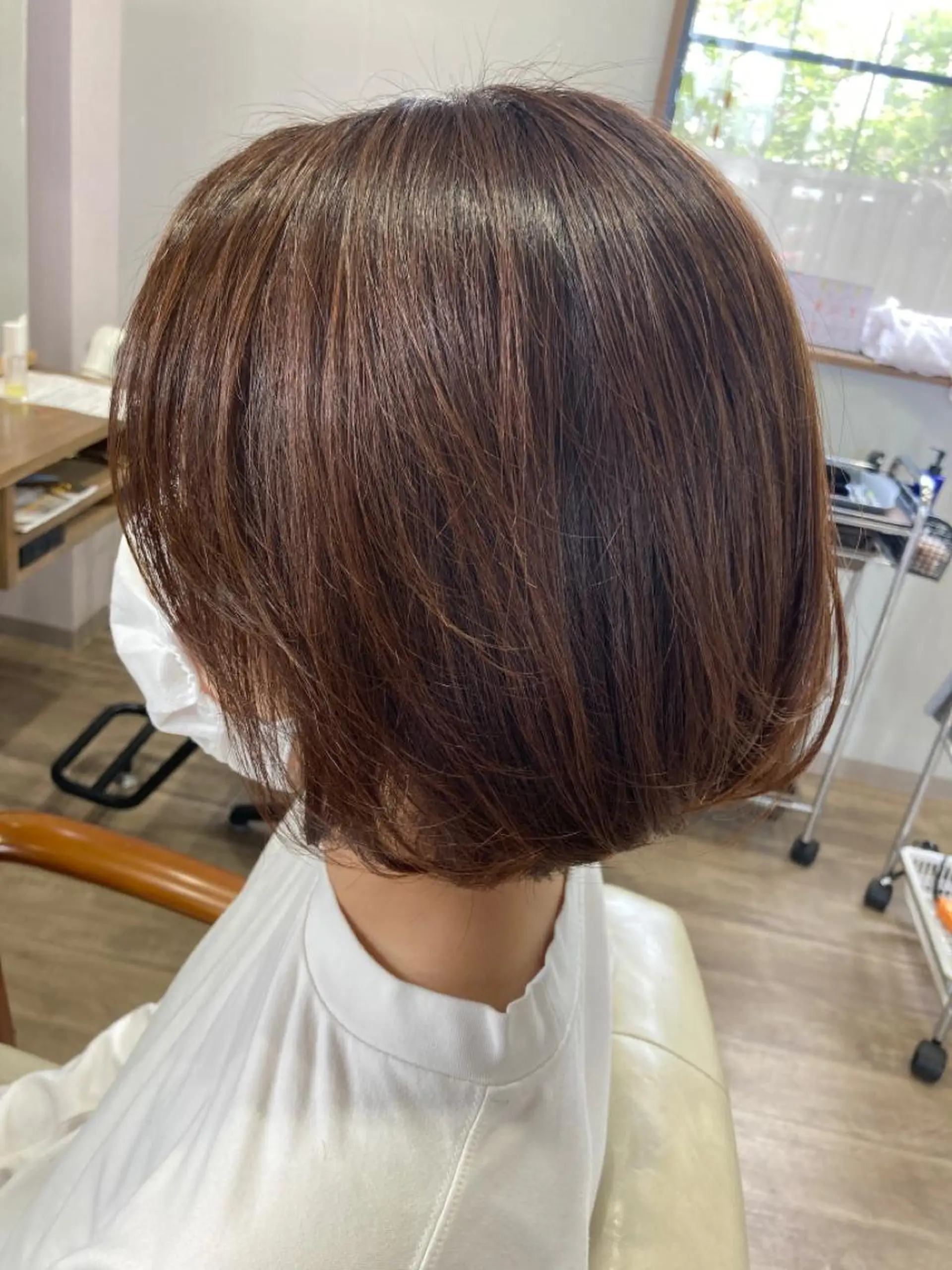 ショート ボブ カット 今井 里美のヘアスタイル